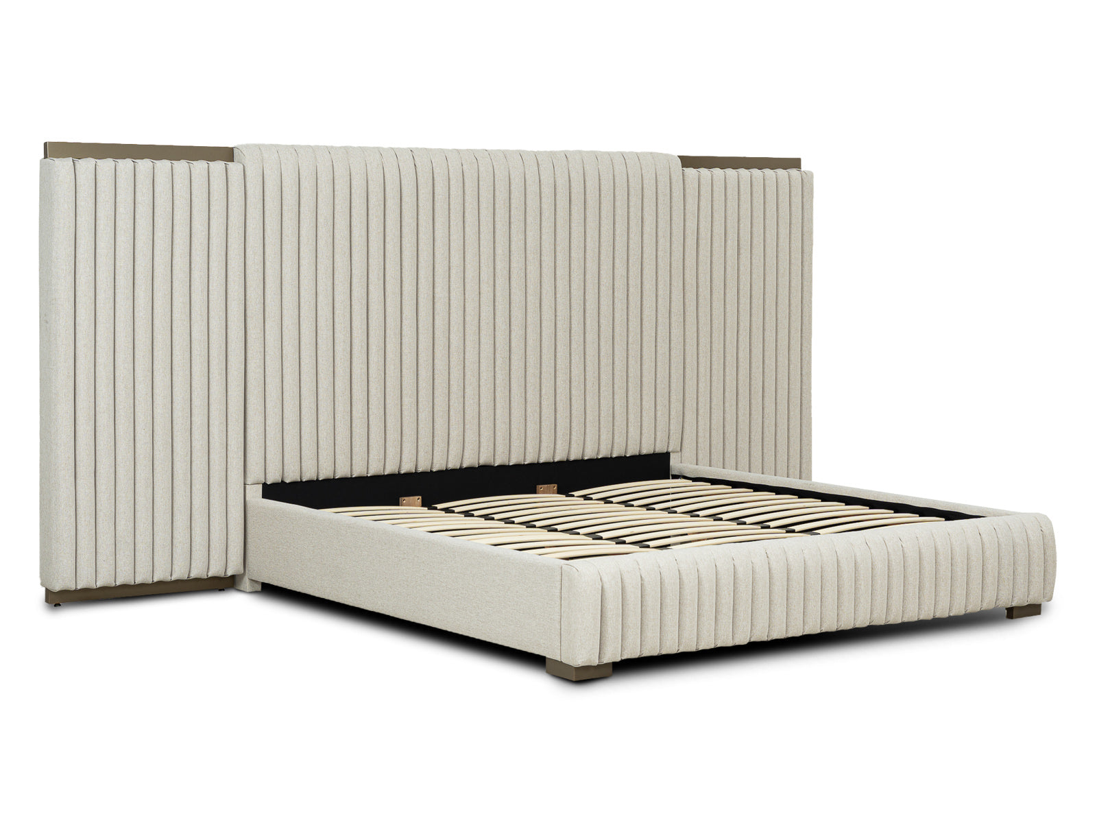Cama Kioto Paneles Laterales Moka #Color_Beige"T36110"