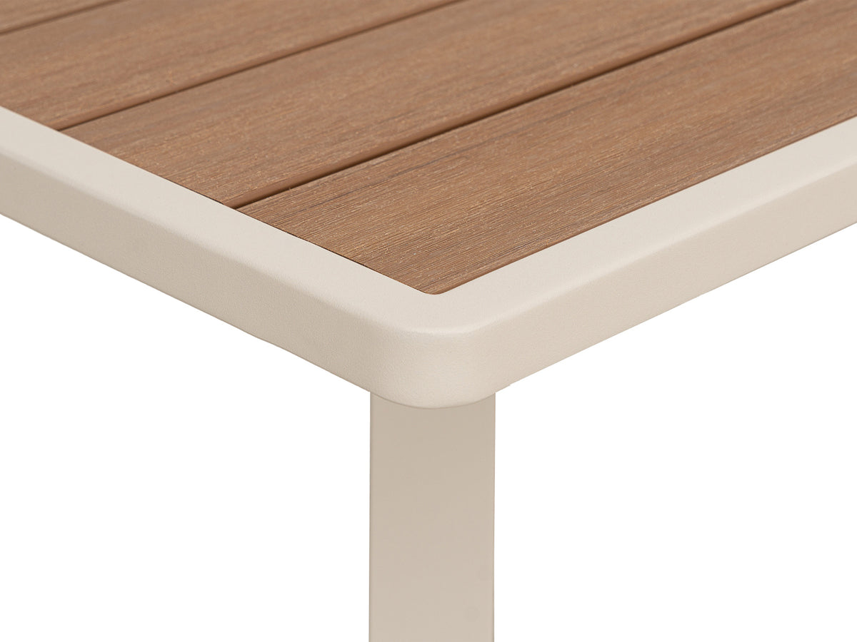 Mesa Comedor Outdoor Alin Cuadrada V2 + 4 Sillas