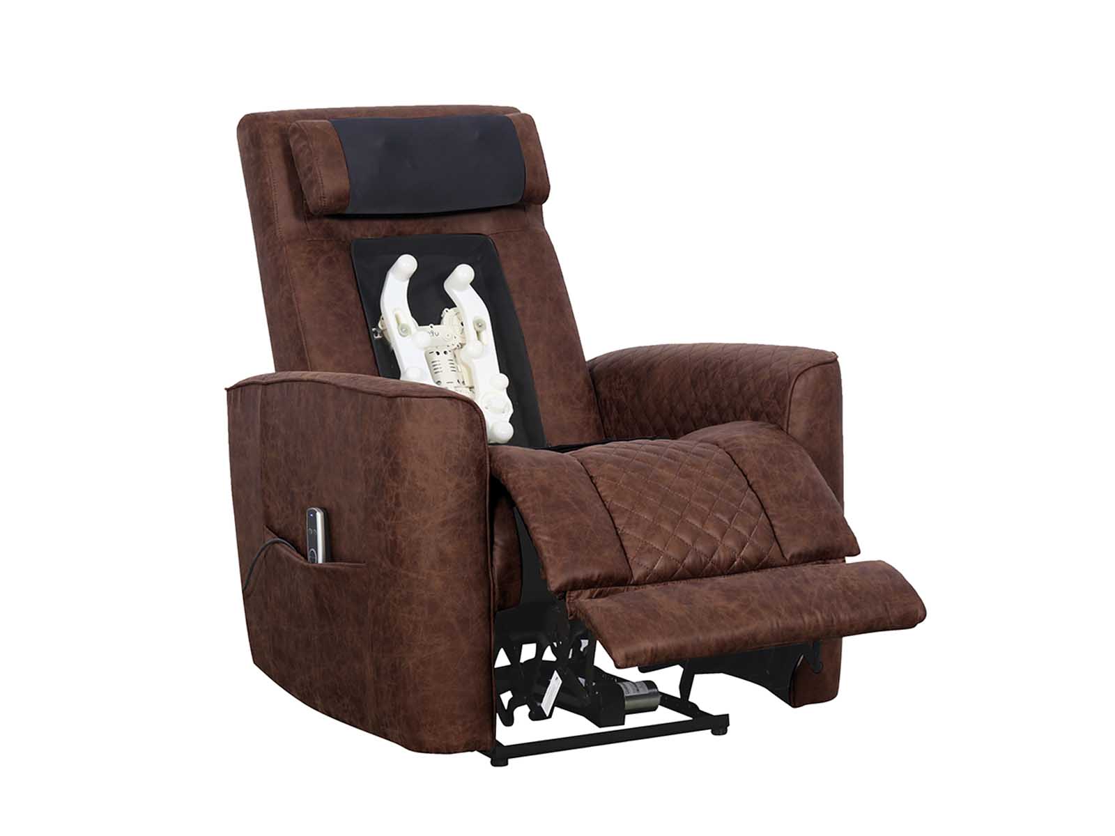 Recliner Masajeador Fenix #Color_Maroon"1652"