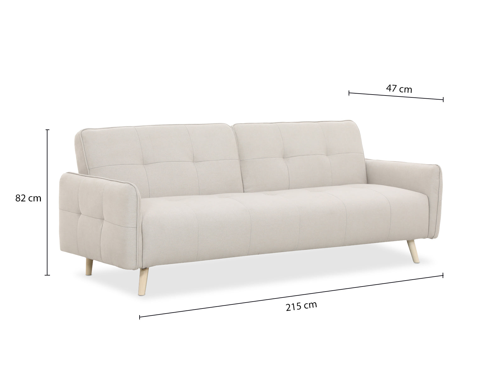 Sofa cama Mati #Color_Beige"12321"