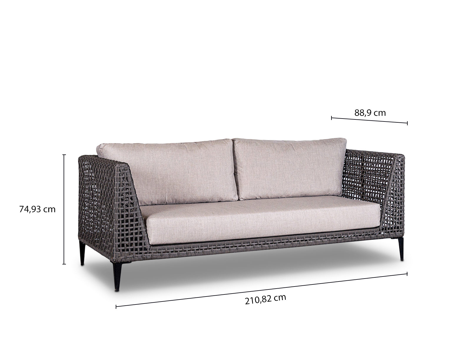 Sofa Triple Outdoor Genval
