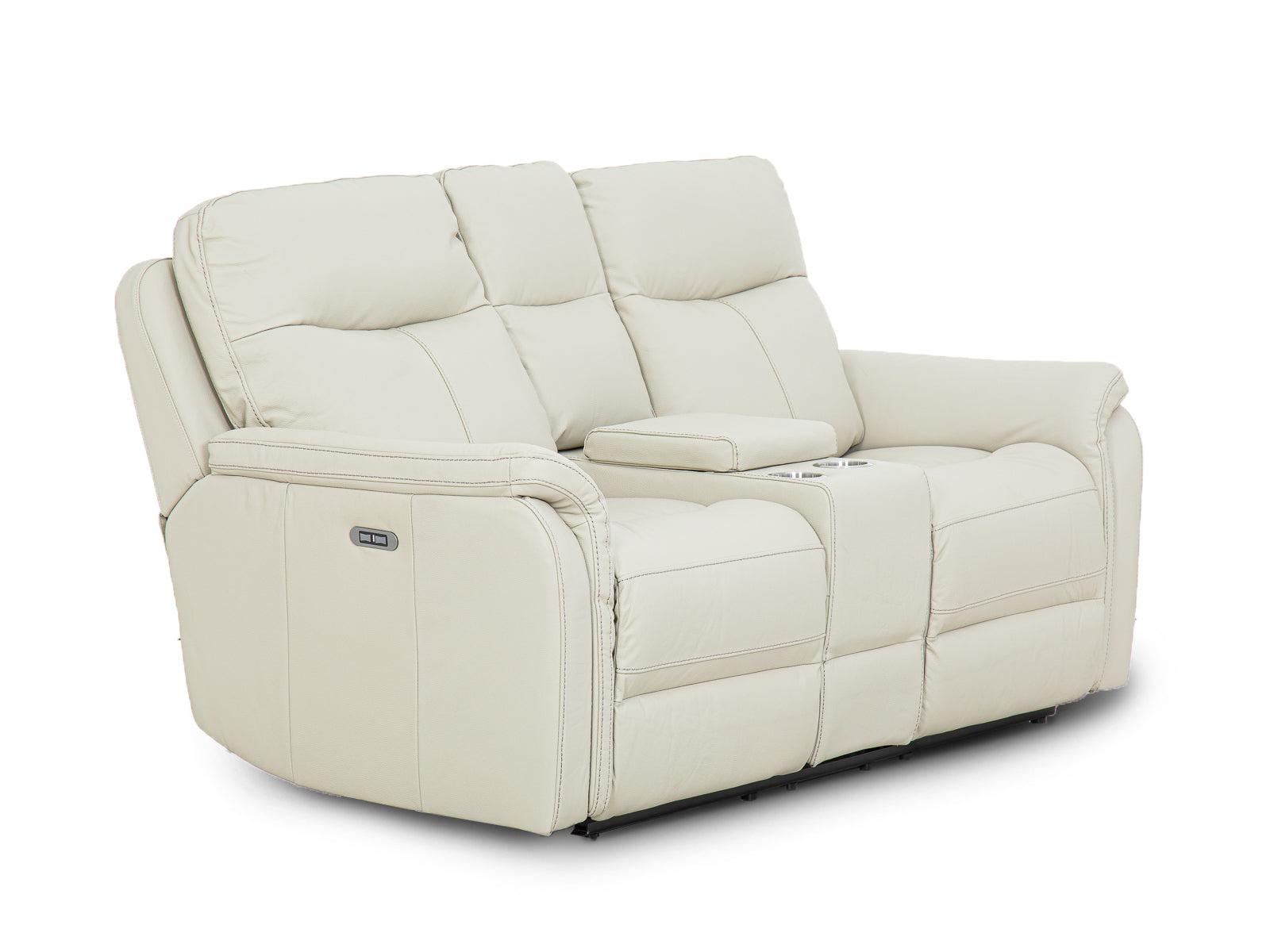 Loveseat Moon Recliner Power #Color_Ivory"3168"