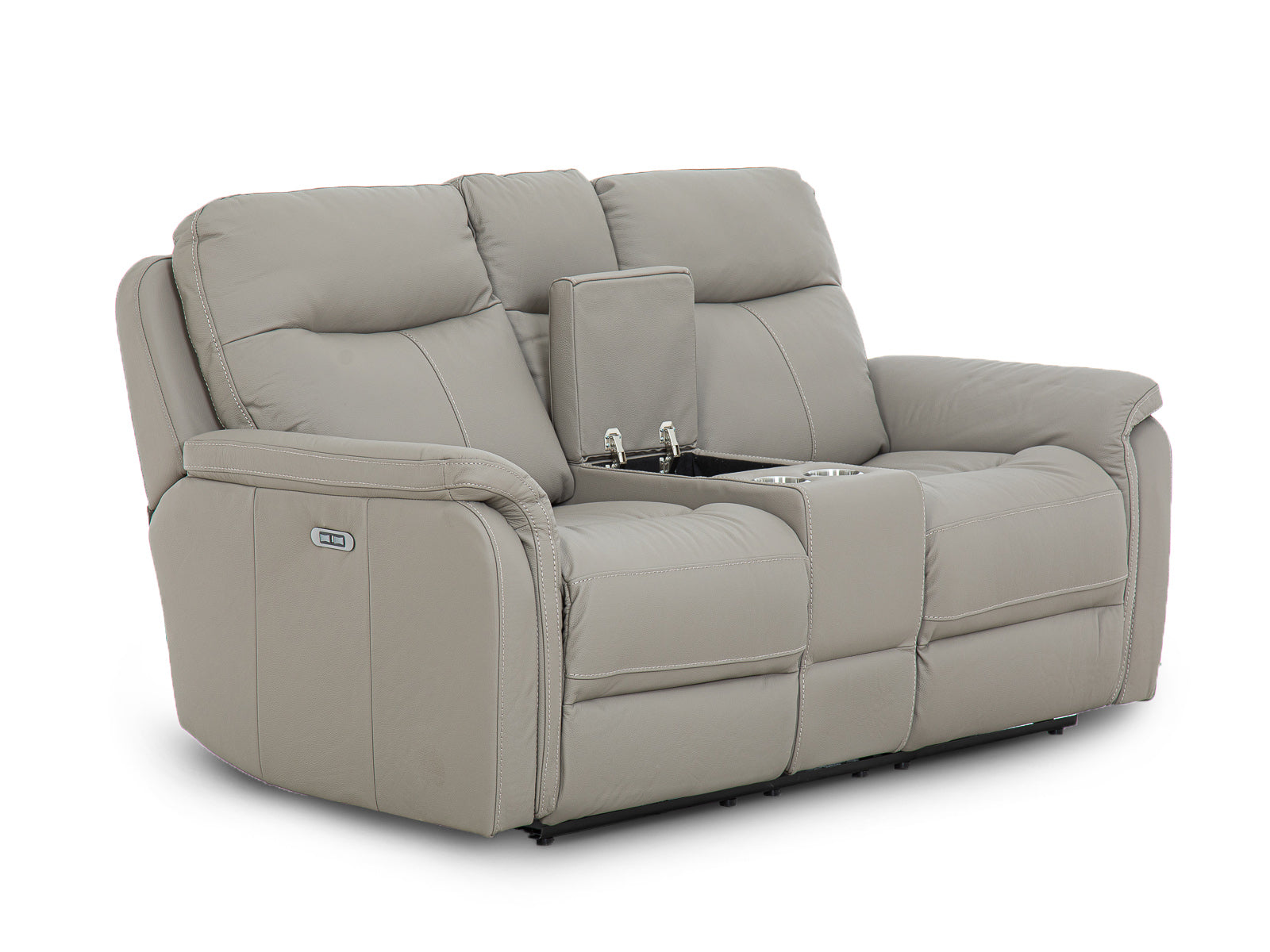 Loveseat Moon Recliner Power #Color_Tan"3175"