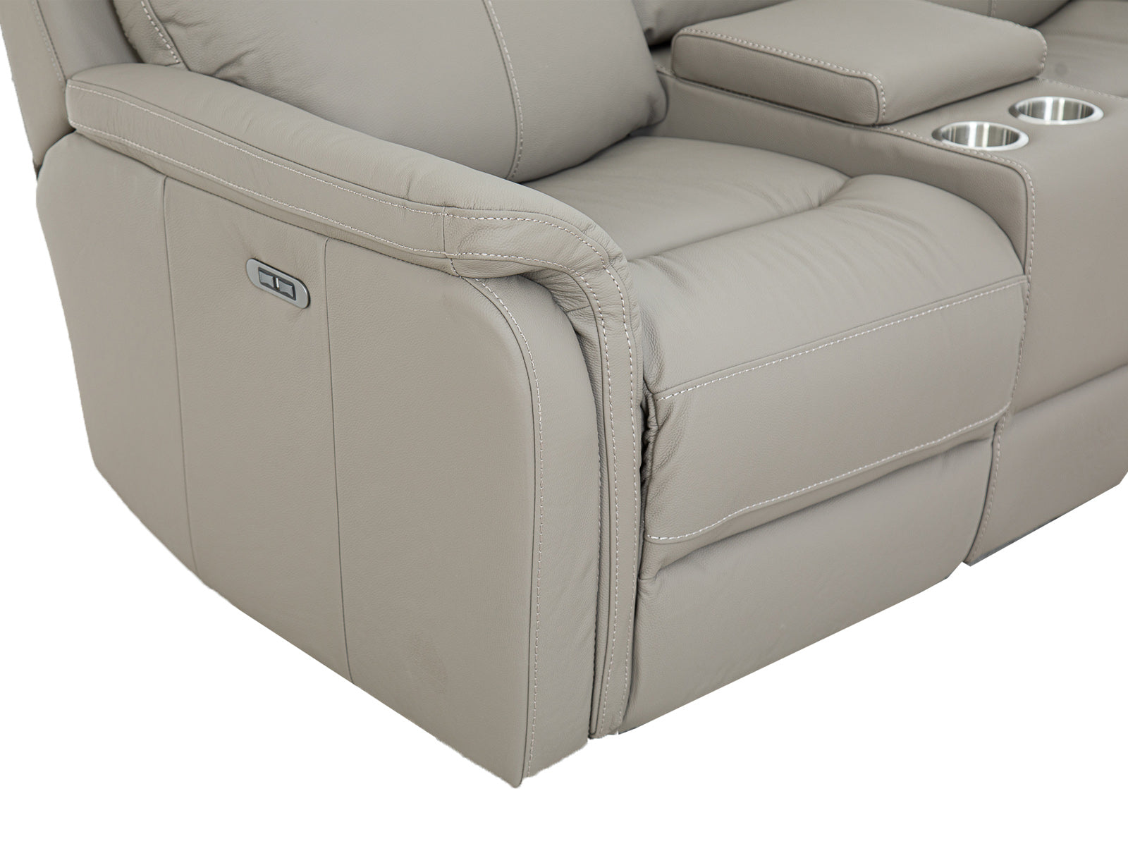 Loveseat Moon Recliner Power #Color_Tan"3175"