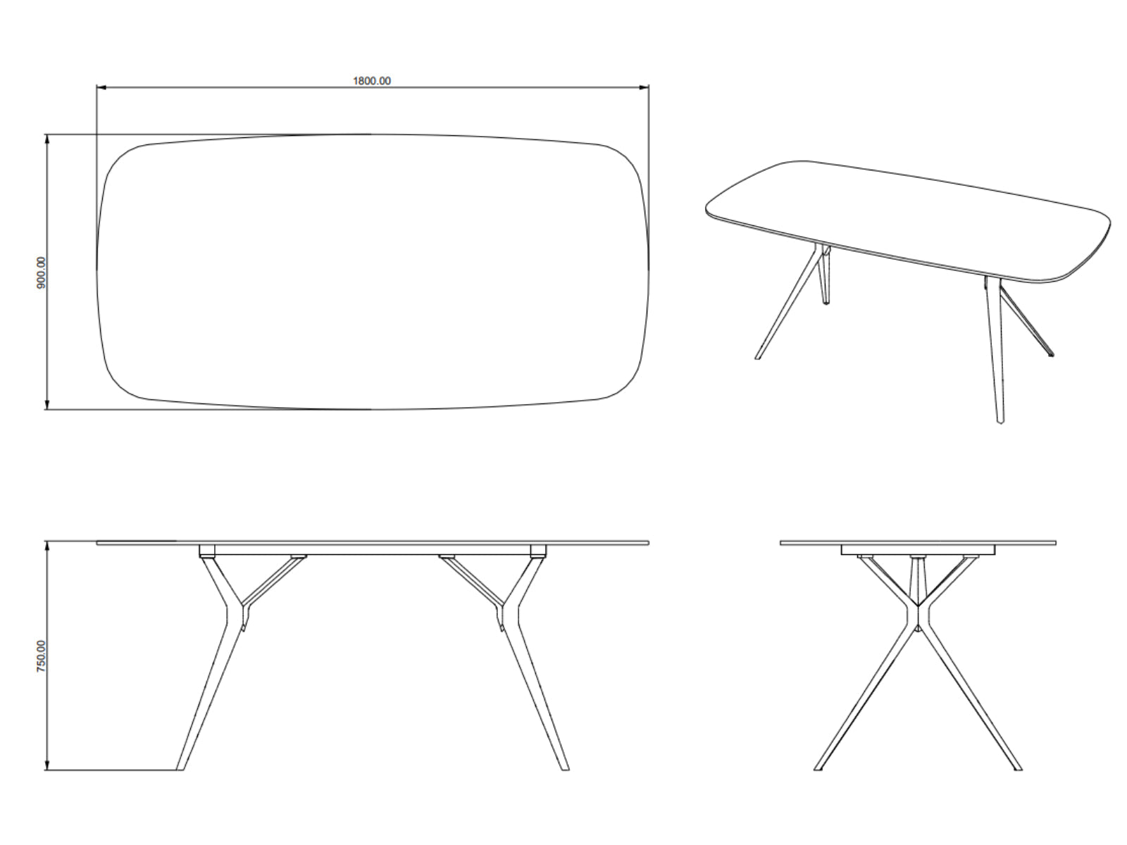 Mesa Comedor + 6 Sillas Bari Outdoor Rectangular