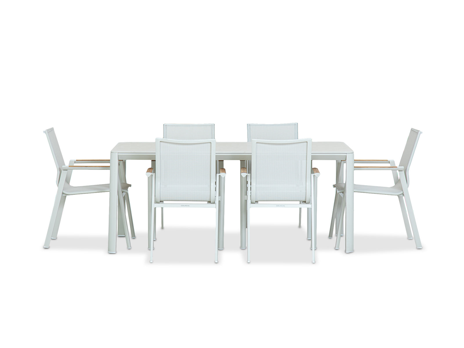 Comedor Aspen + 6 Sillas Outdoor