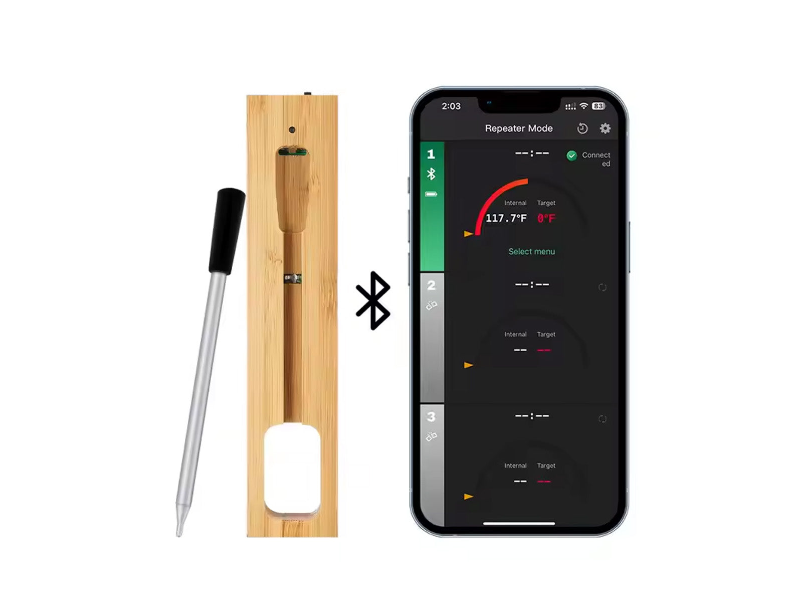 Termometro Meatpro Bluetooth Kamado Andino