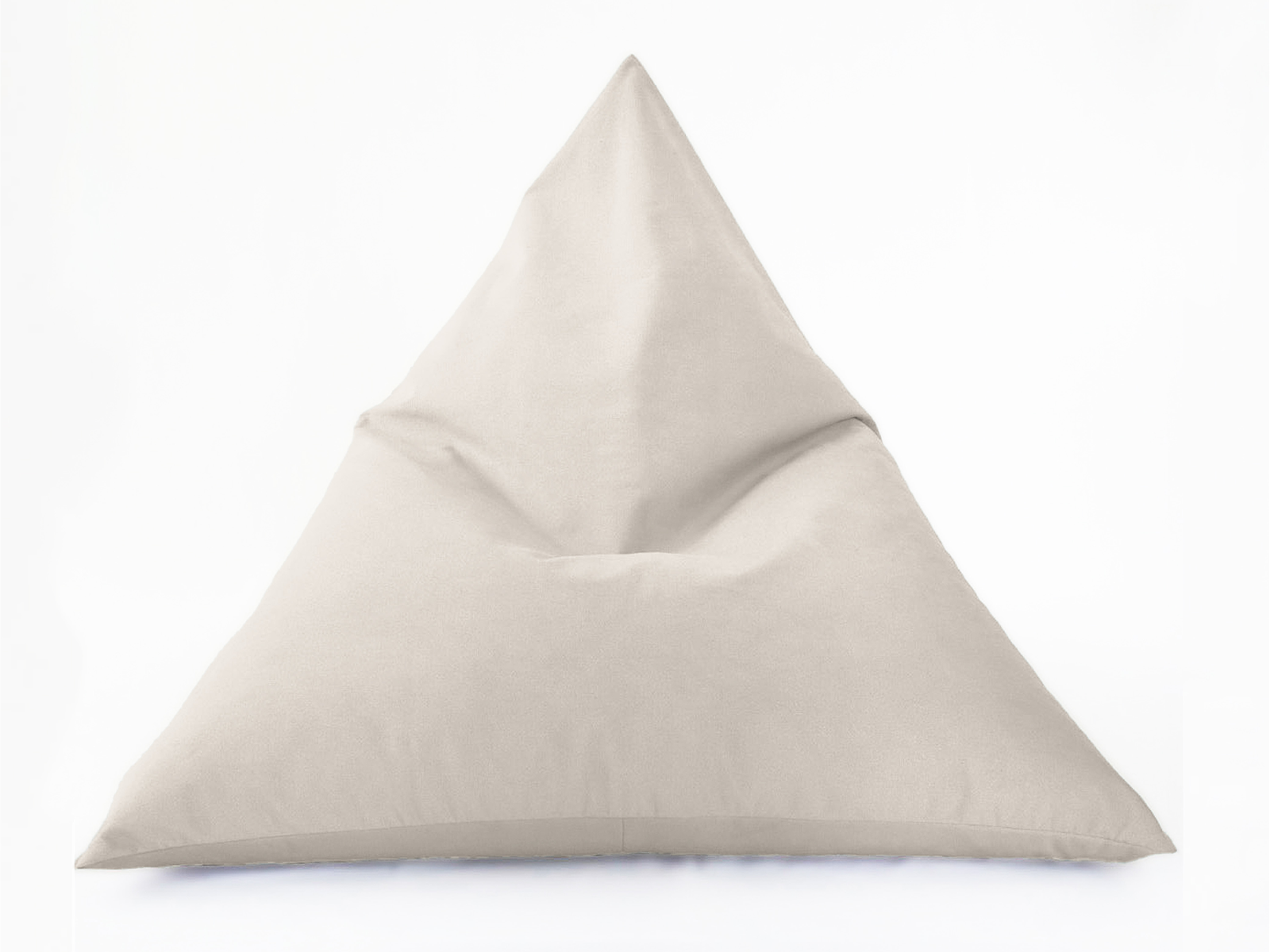 Puff Triangular #Color_Beige