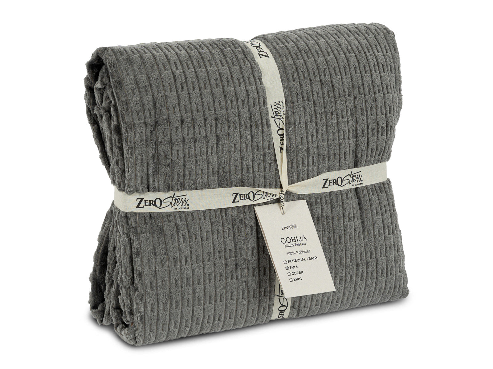 Cobija Glam Microfleece Full #Color_Gray