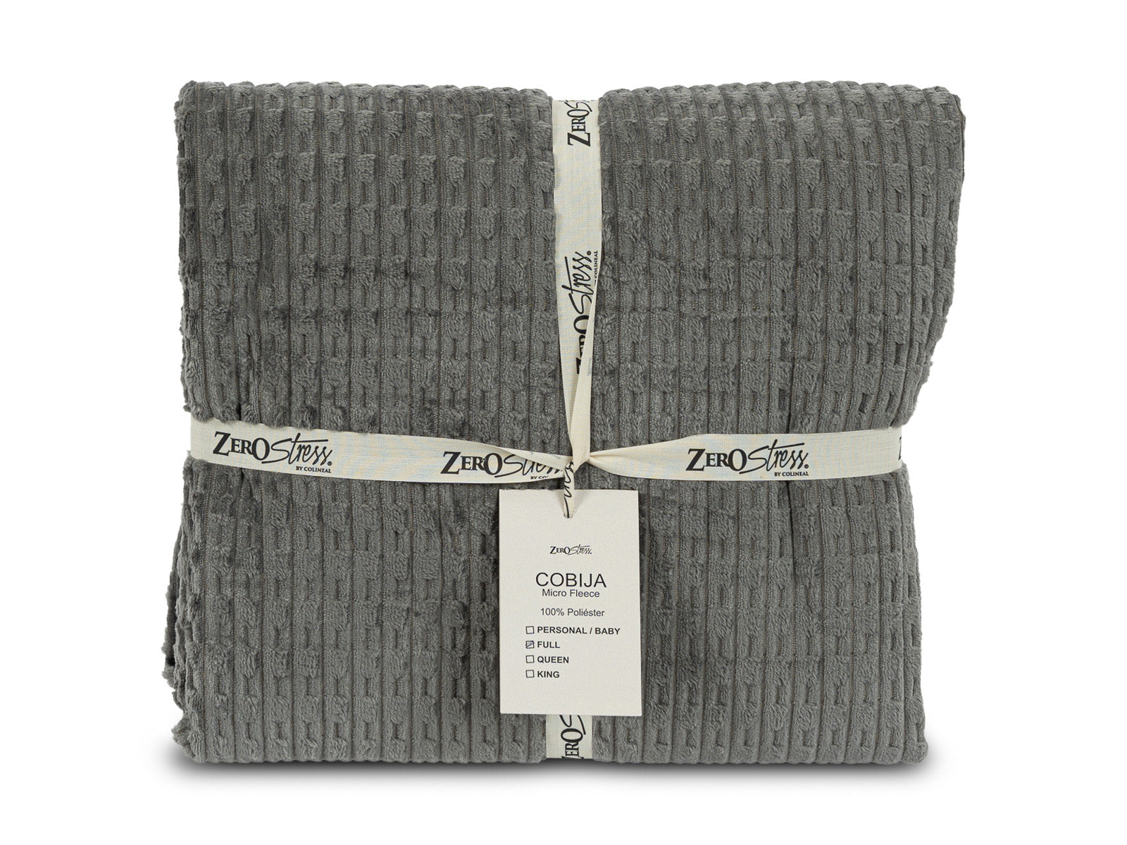 Cobija Glam Microfleece Full #Color_Gray