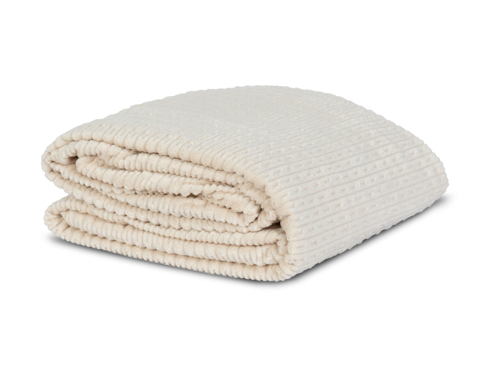 Cobija Glam Microfleece Lineas Texturizadas Queen #Color_Wheat