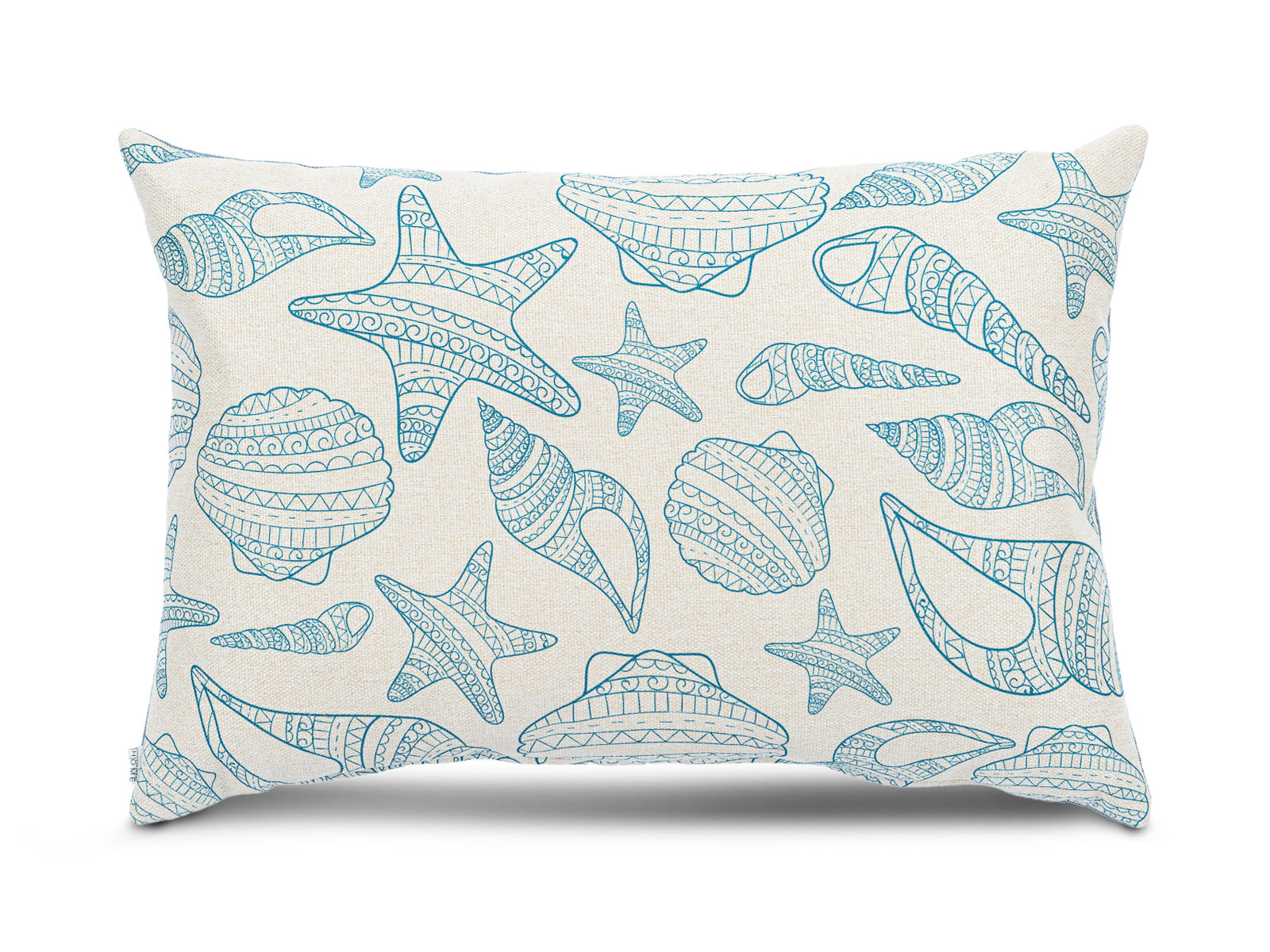 Cojin Poliester Marina Sea Life Azul