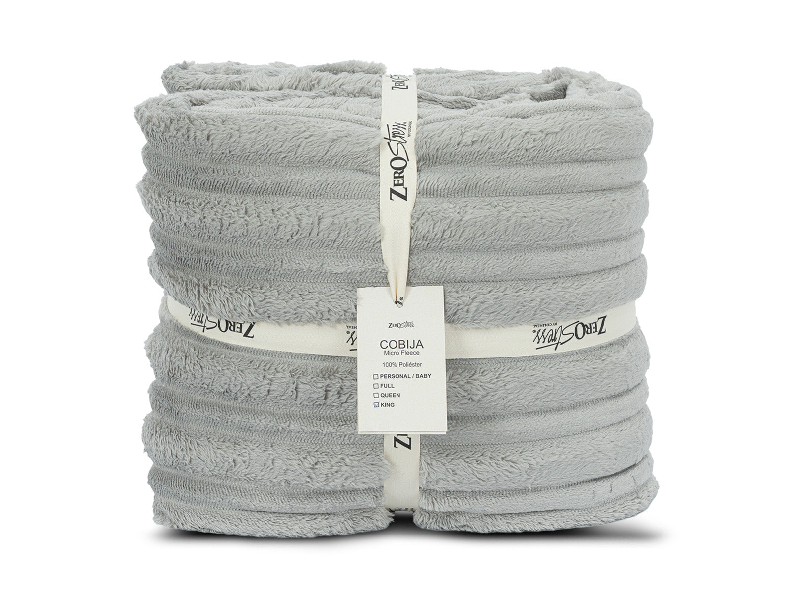 Cobija Glam Microfleece King #Color_Gainsboro