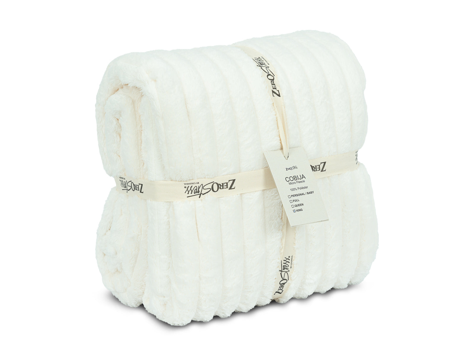 Cobija Glam Microfleece Full #Color_WhiteBone