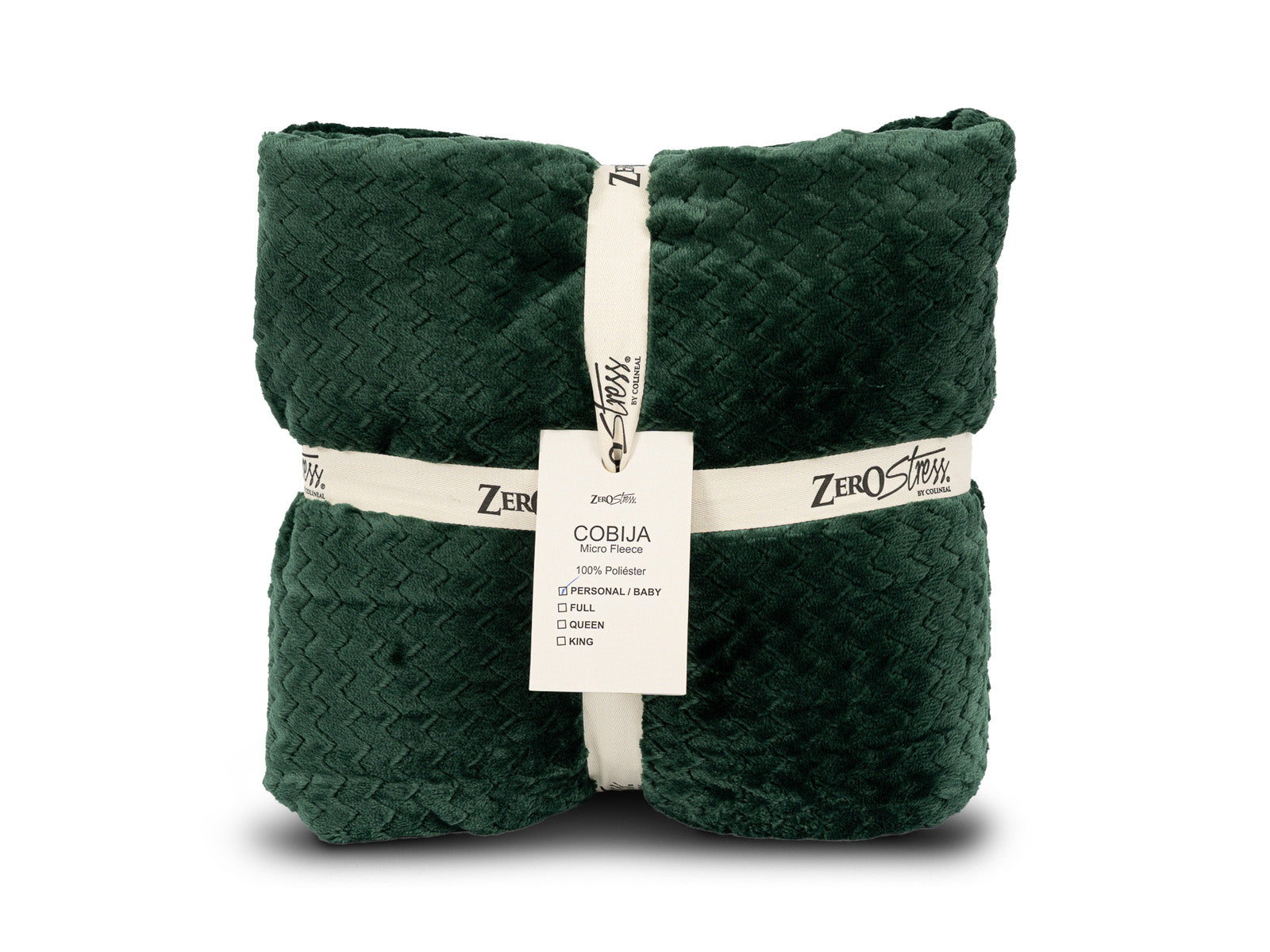 Cobija Glam Microfleece Personal #Color_GreenZigzag