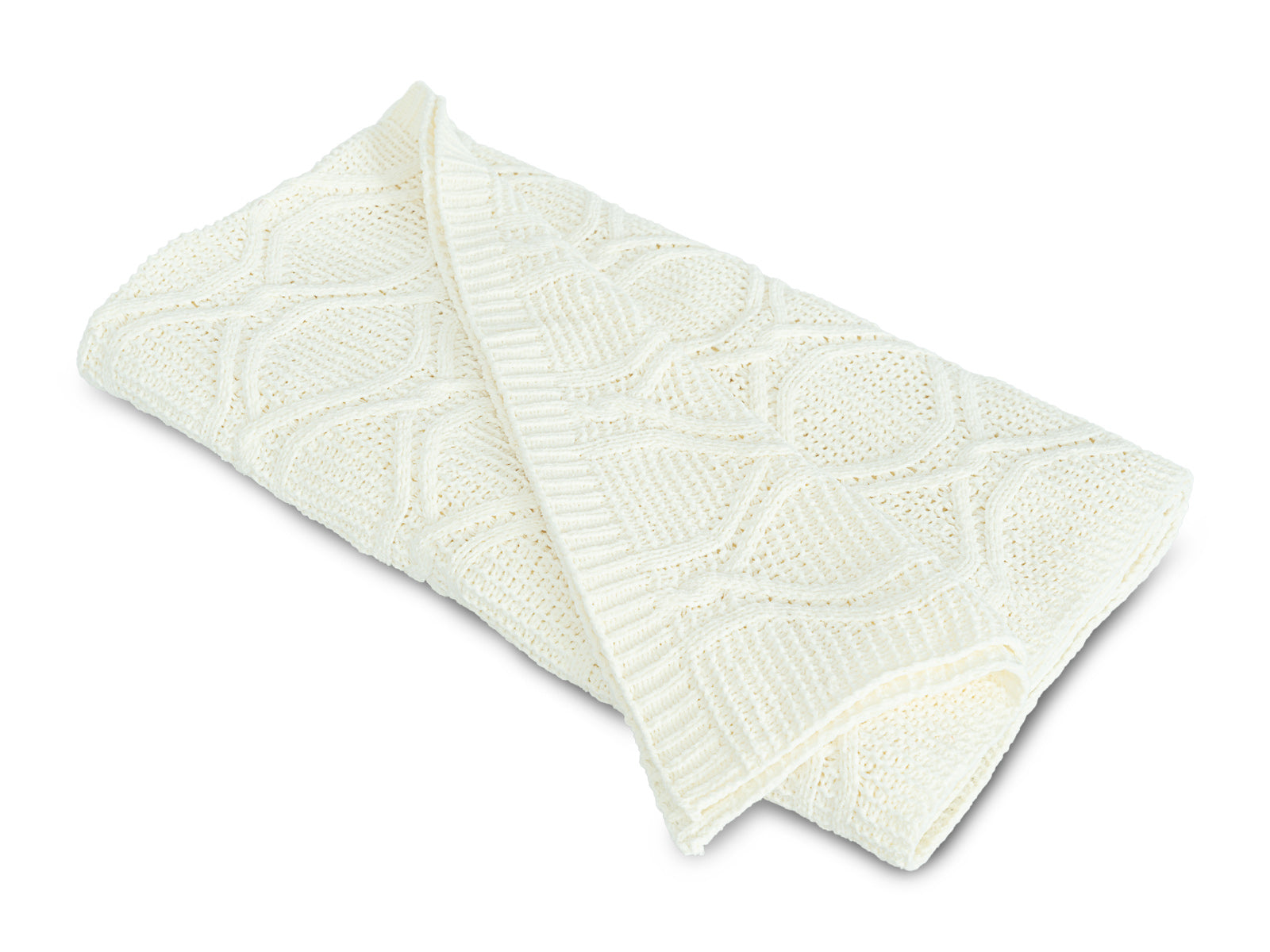 Manta Decorativa Elsa Chenille #Color_Blanco