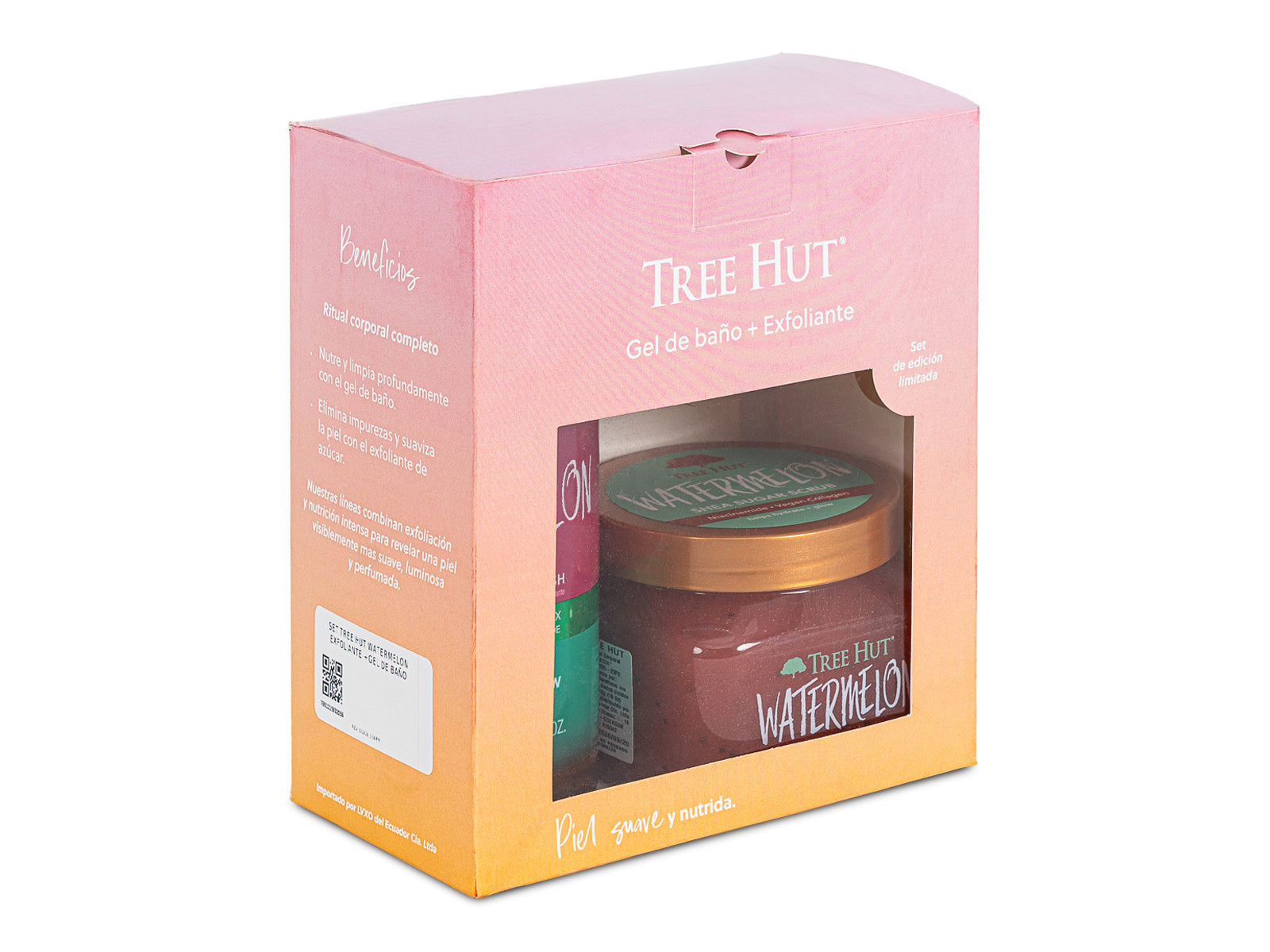 Set Watermelon Exfoliante + Gel de Baño Tree Hut
