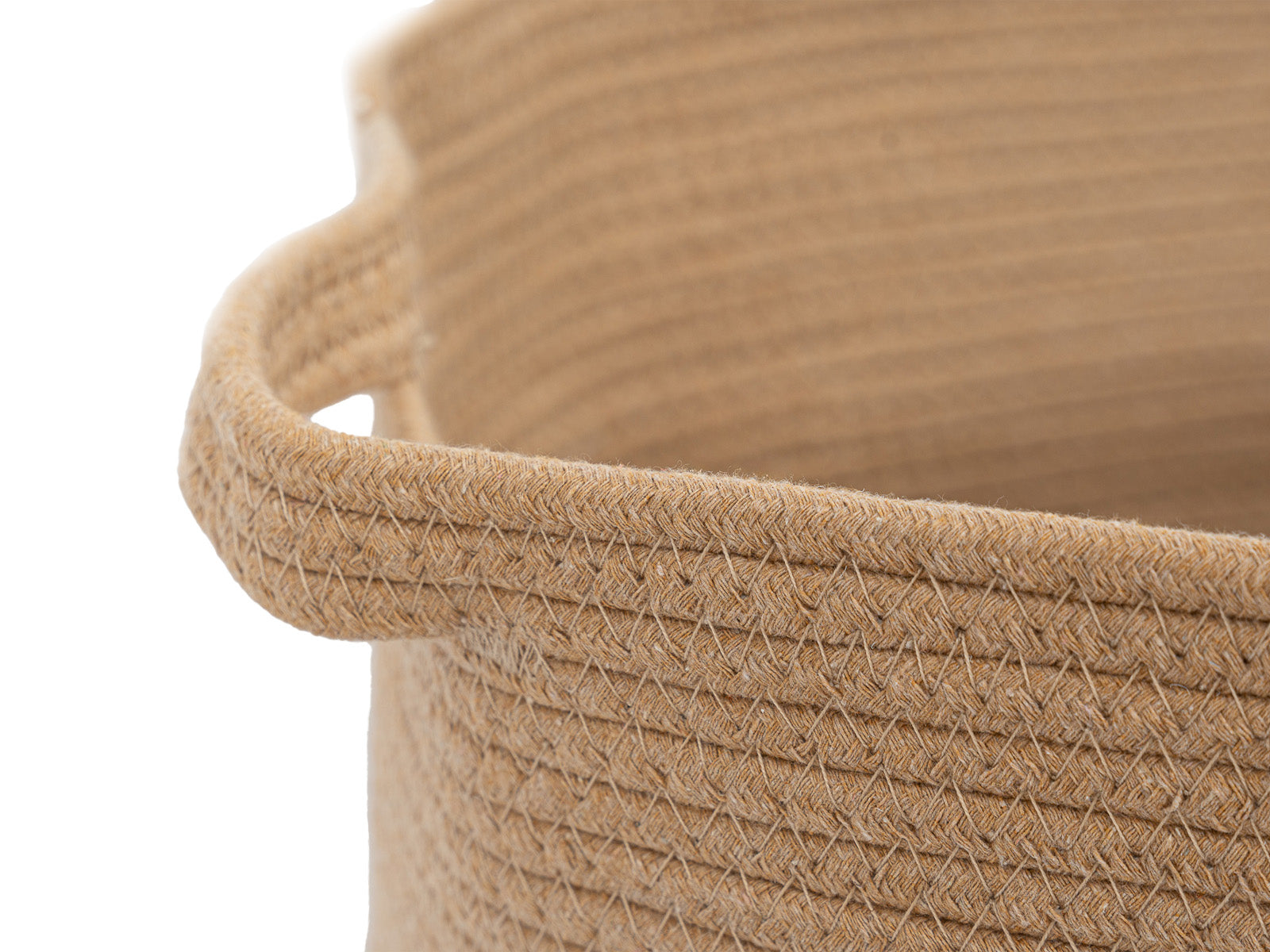 Cesto Decorativo Woody Redondo Natural