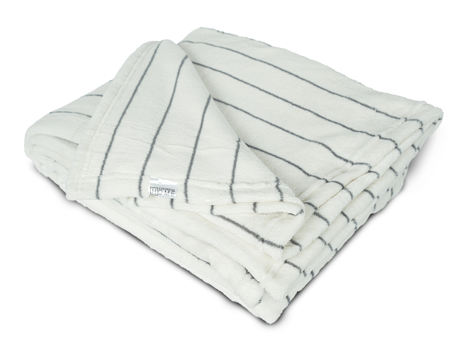 Cobija Glam Microfleece Full #Color_BeigeGrisRayas
