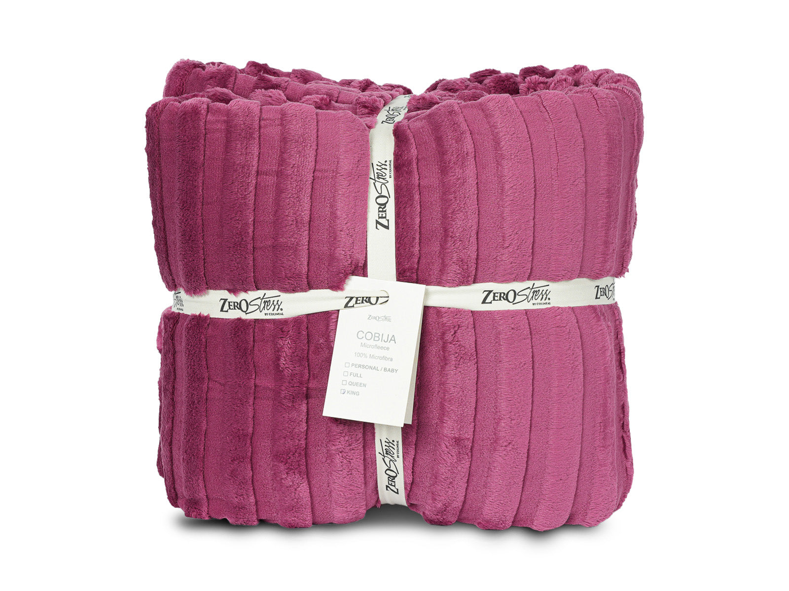 Cobija Glam Microfleece King #Color_Lacre