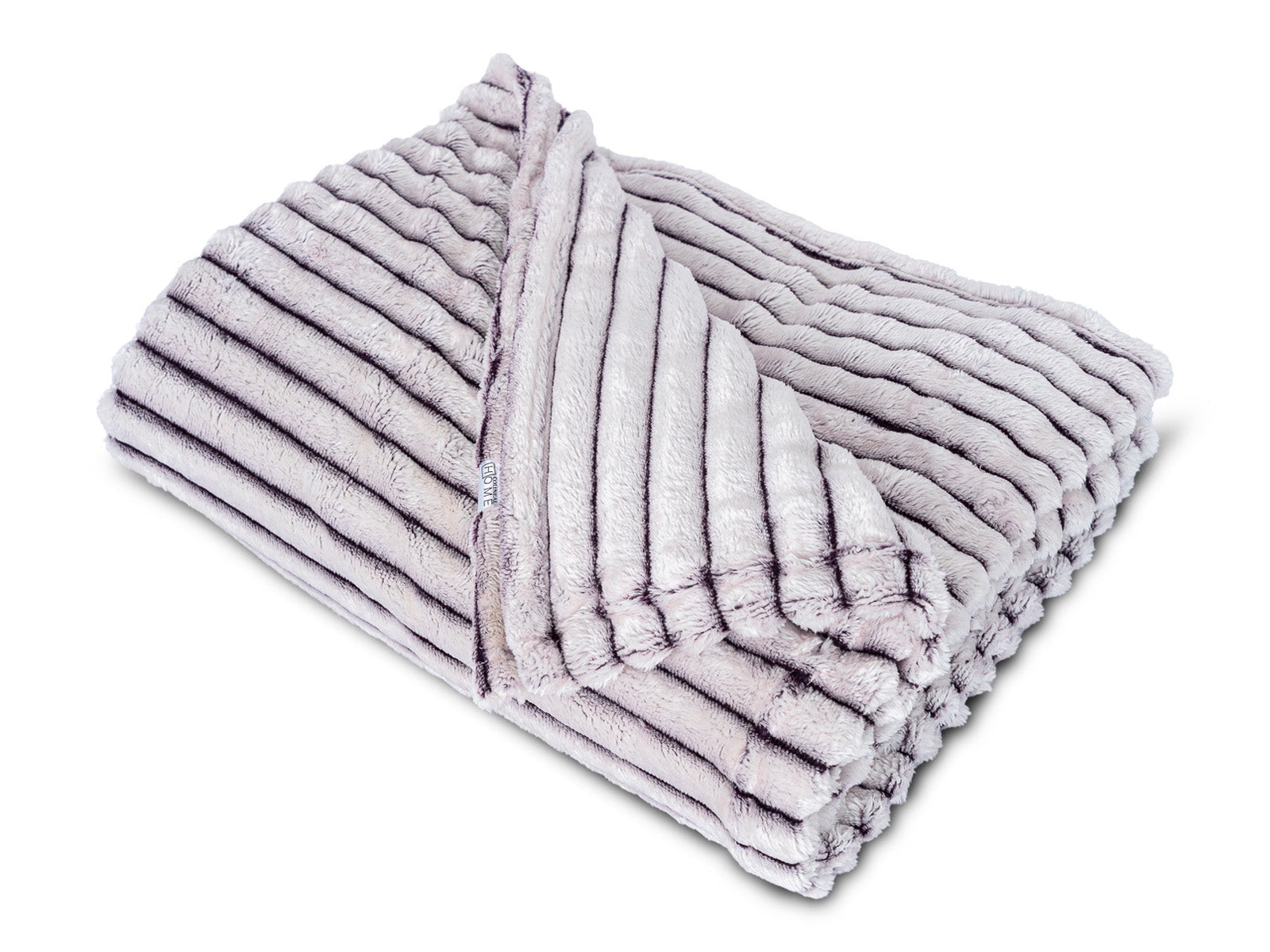Cobija Glam Microfleece Queen #Color_PlataGrisAcanalada