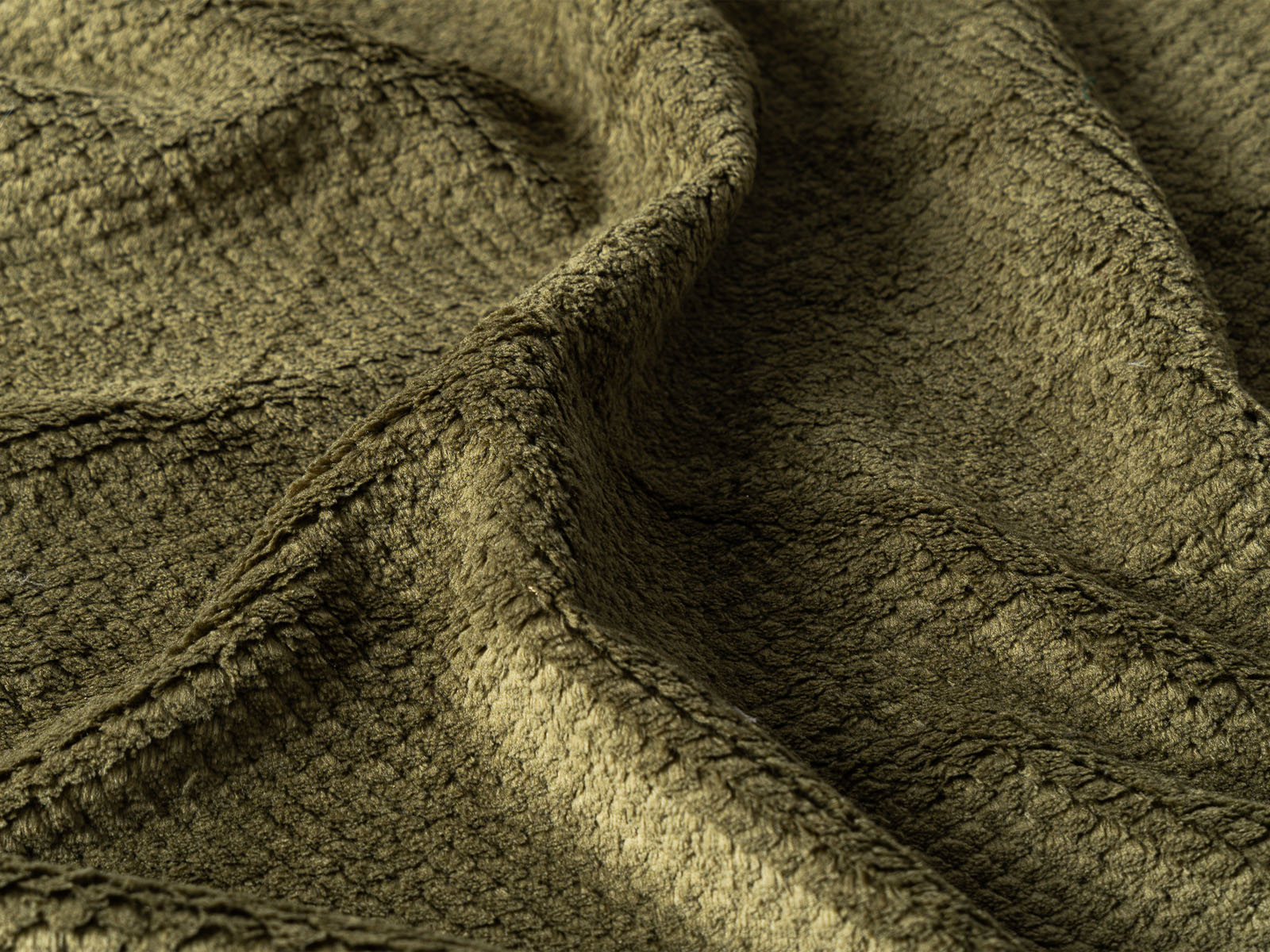 Cobija Glam Microfleece Full #Color_VerdeOliva