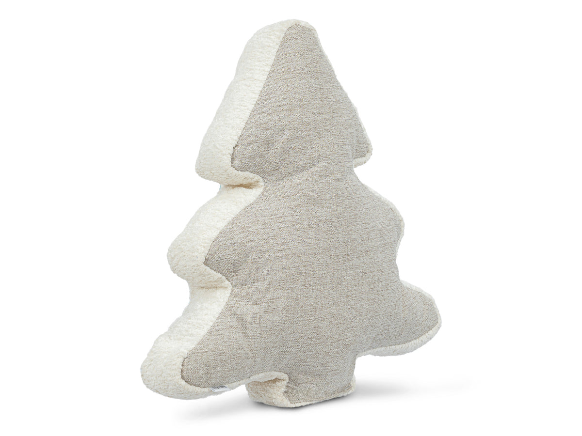 Cojin Navidad Winter Arbol Blanco Forma Pequeño