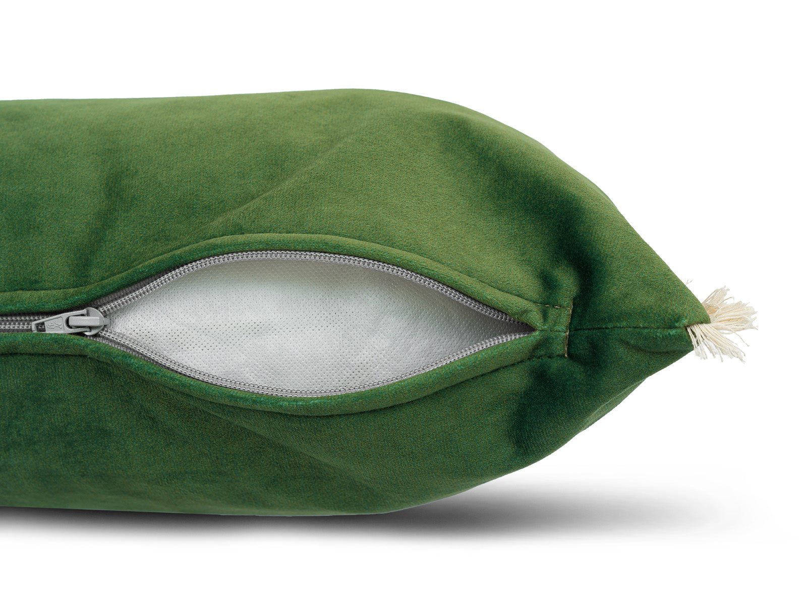 Cojin Navidad Claus Flecos Verde Lumbar