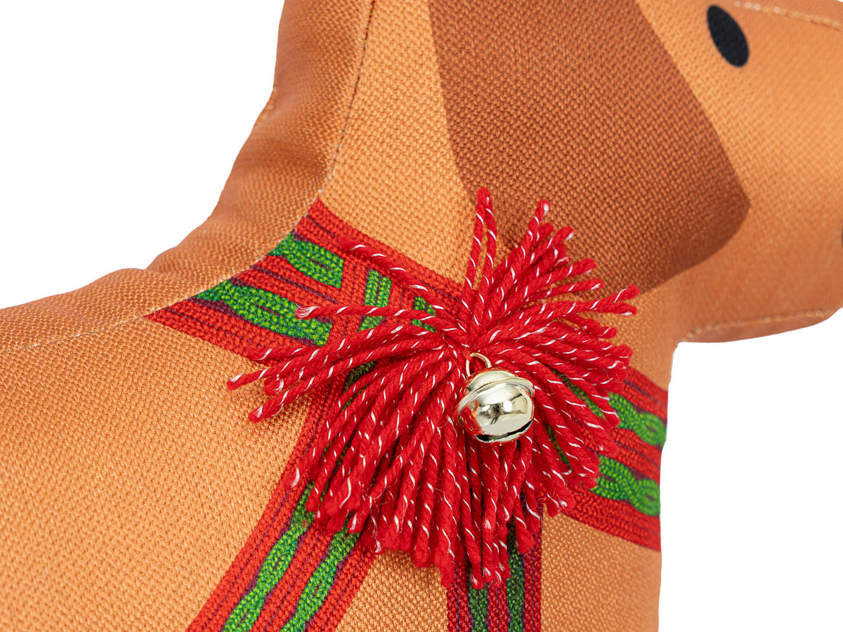 Cojin Navidad Galleta Jengibre Perro Cafe Forma Pequeño