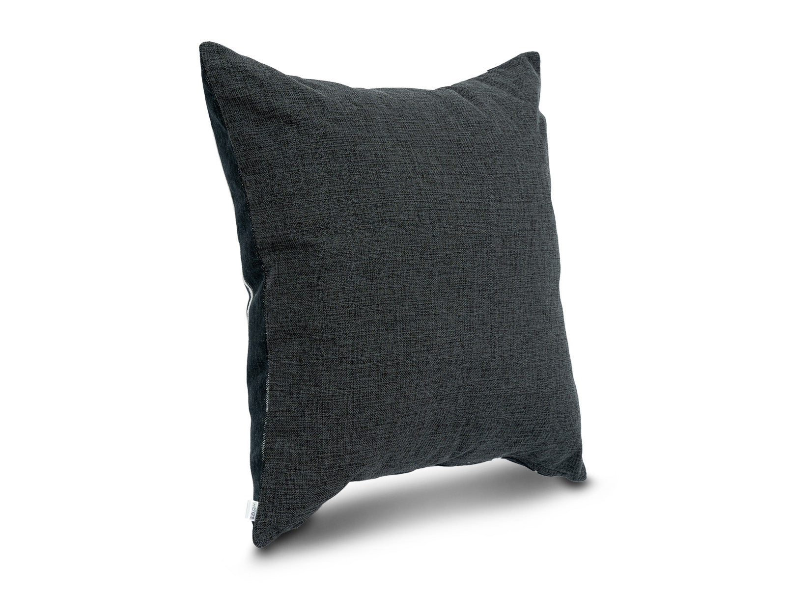 Cojin Cuadrado Poliester Luxury Negro Rayas