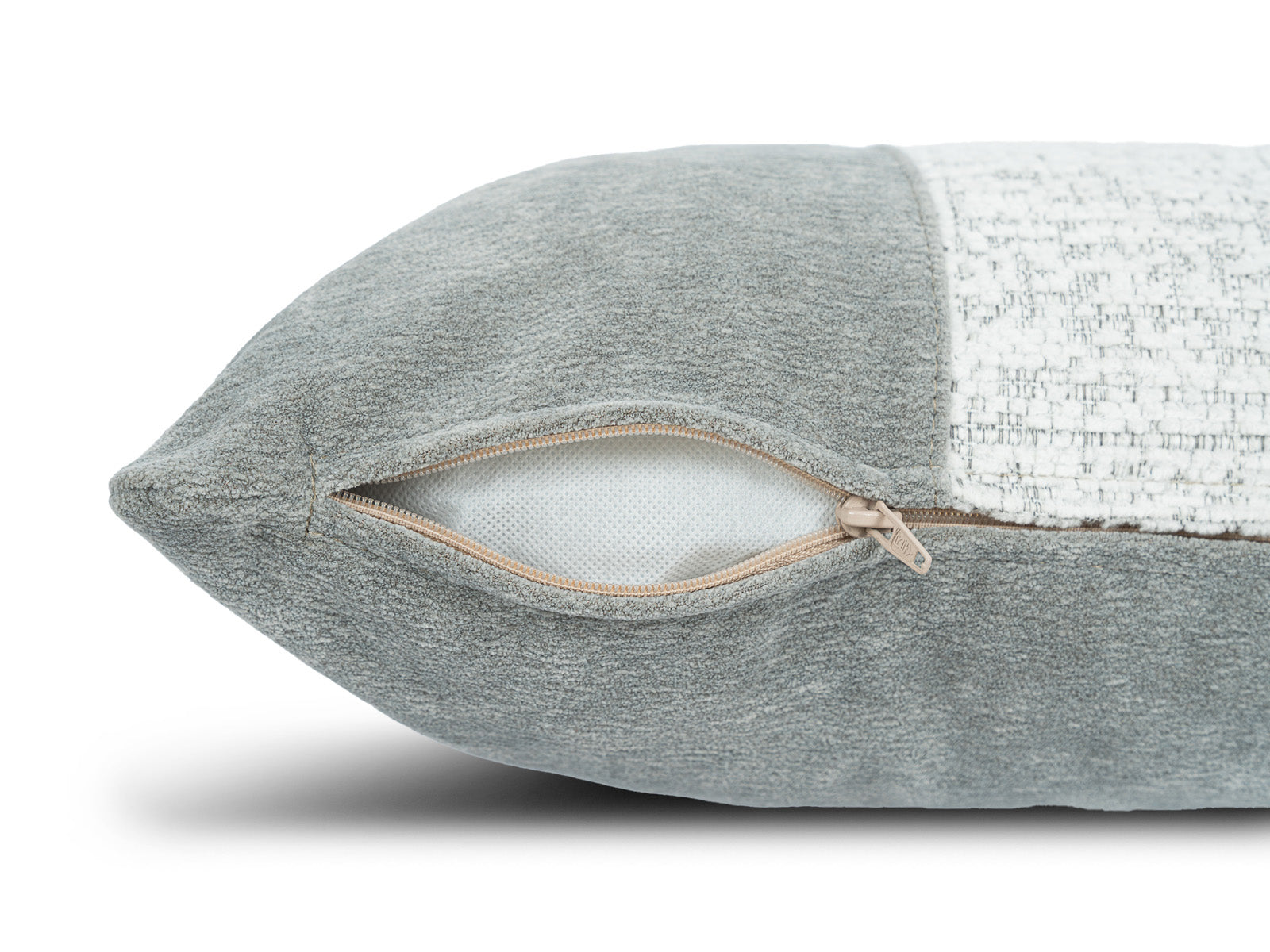 Cojin Poliester Luxury Gris