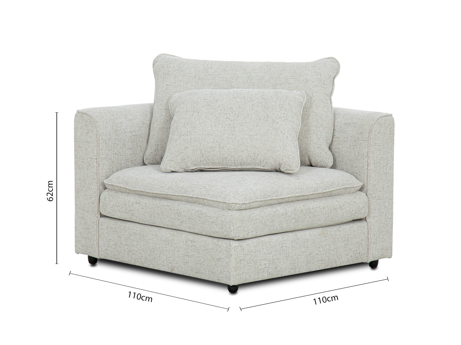 Sala Bombay Modular 7P #Color_WhiteSmoke"T32909"