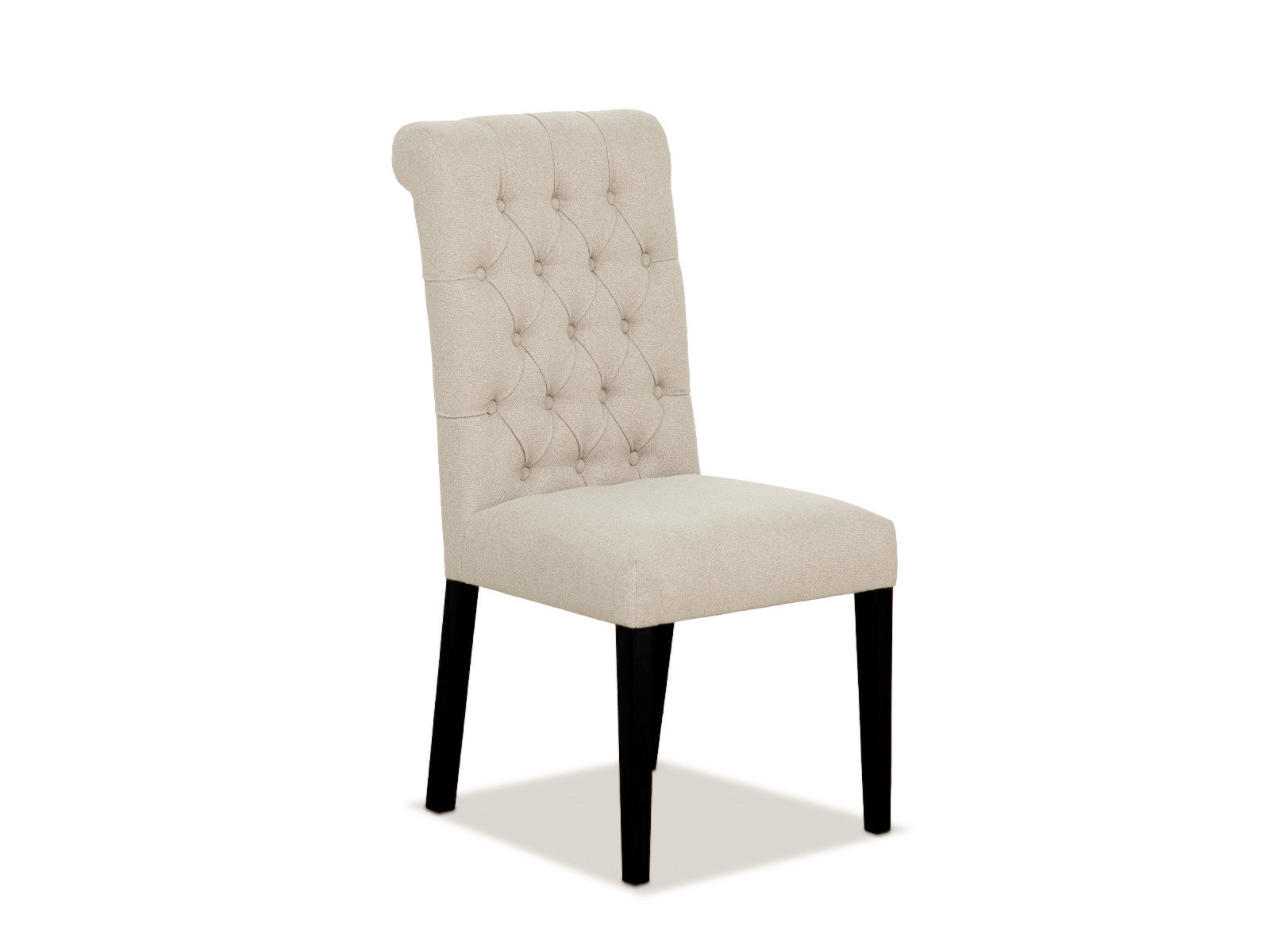 Silla Martini Capitoneada C/Negro #Color_Beige"T3213"