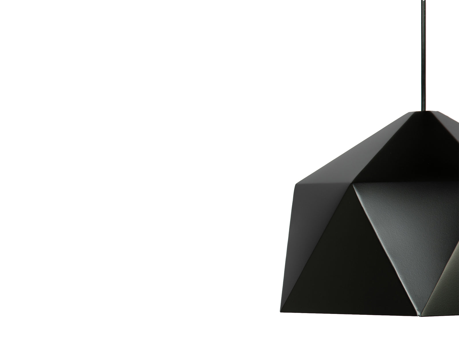 Lampara de Techo Rubik Negra