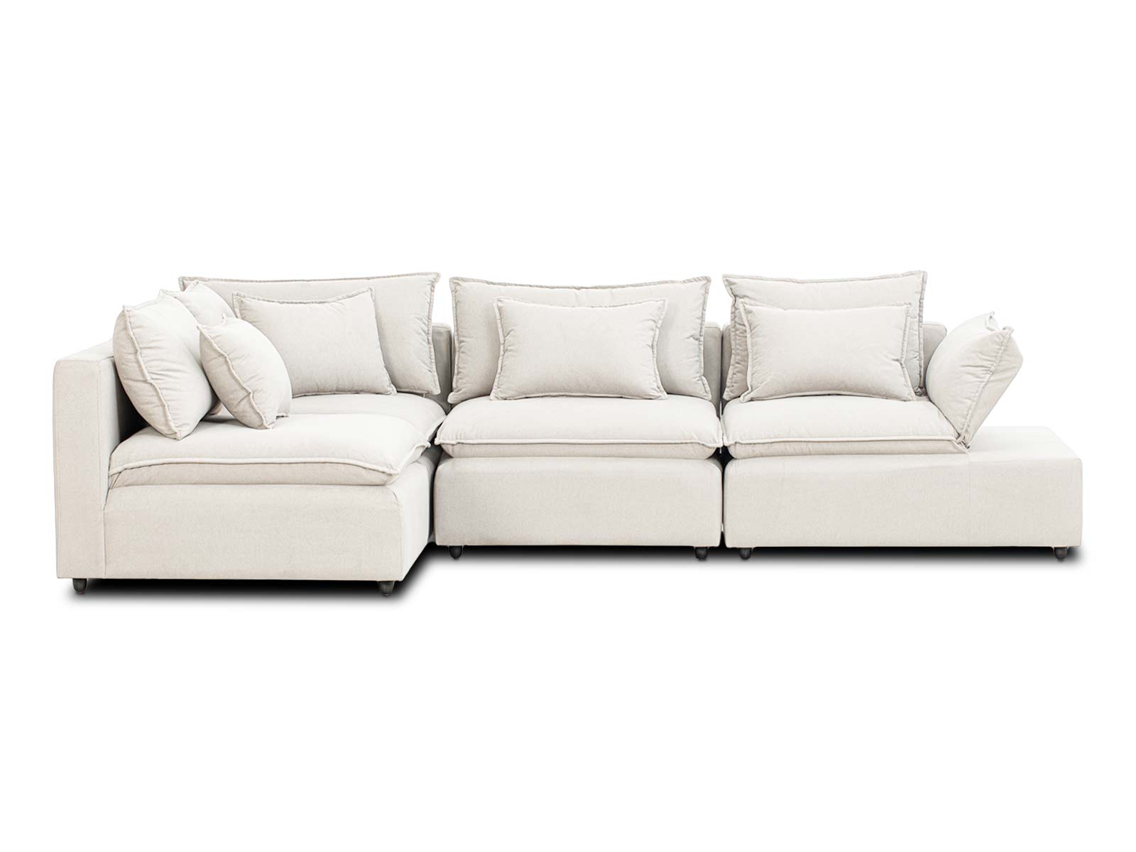 Sala Bella Modular 4P #Color_FloralWhite"T32102"