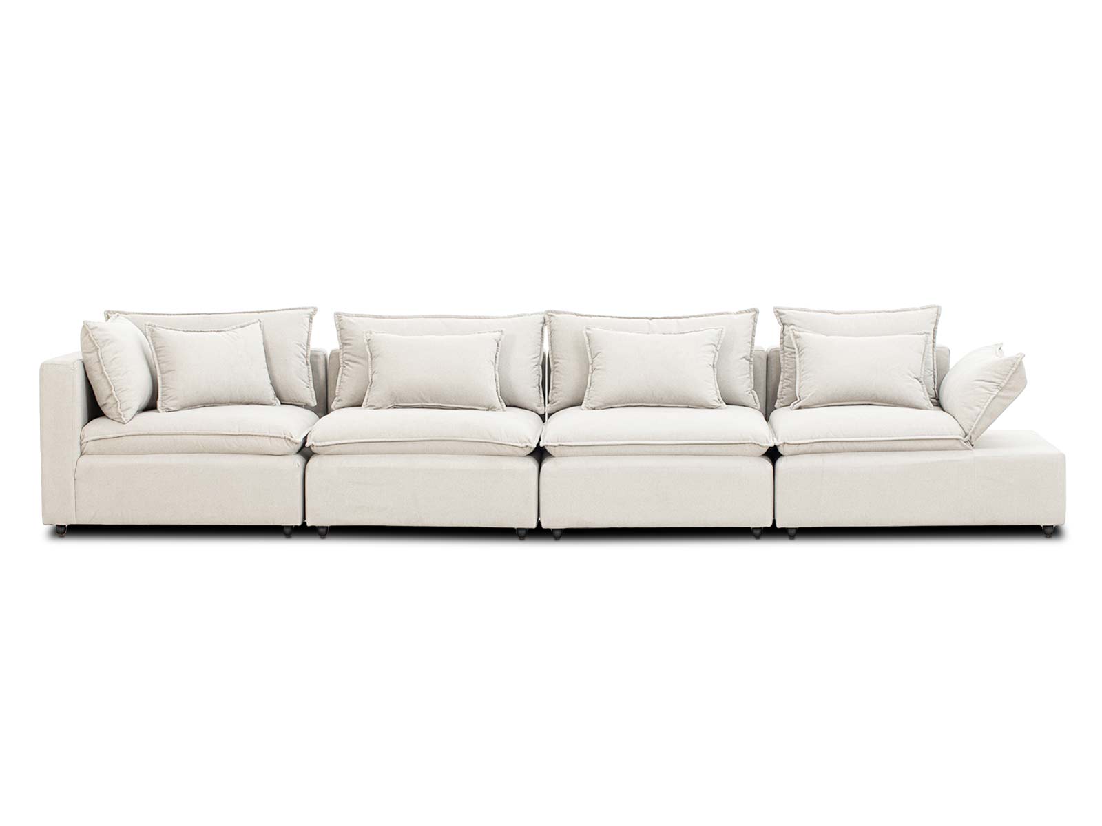 Sala Bella Modular 4P #Color_FloralWhite"T32102"