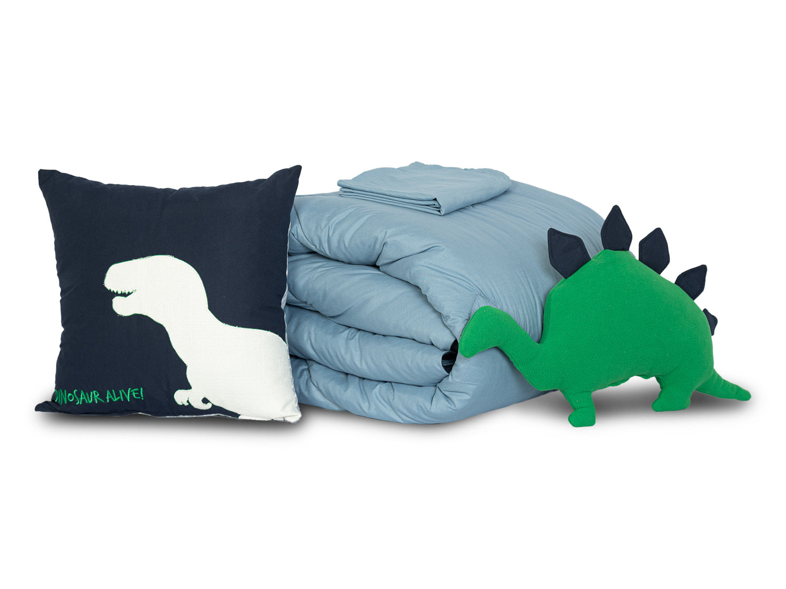 Set Infantil 5 Piezas Dinosaurio Navy Blue y Denim