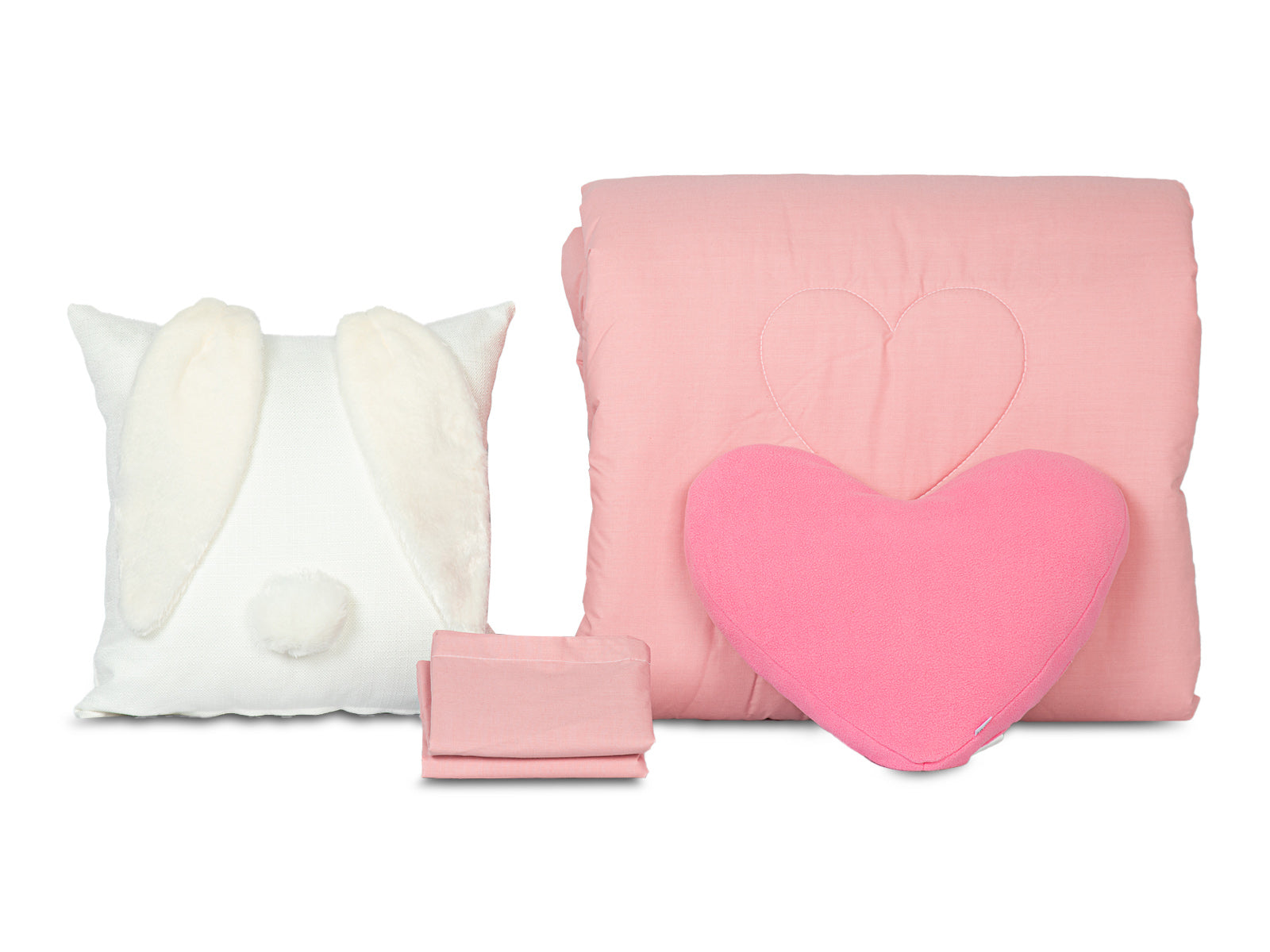 Set Infantil 5 Piezas Conejito Rosa