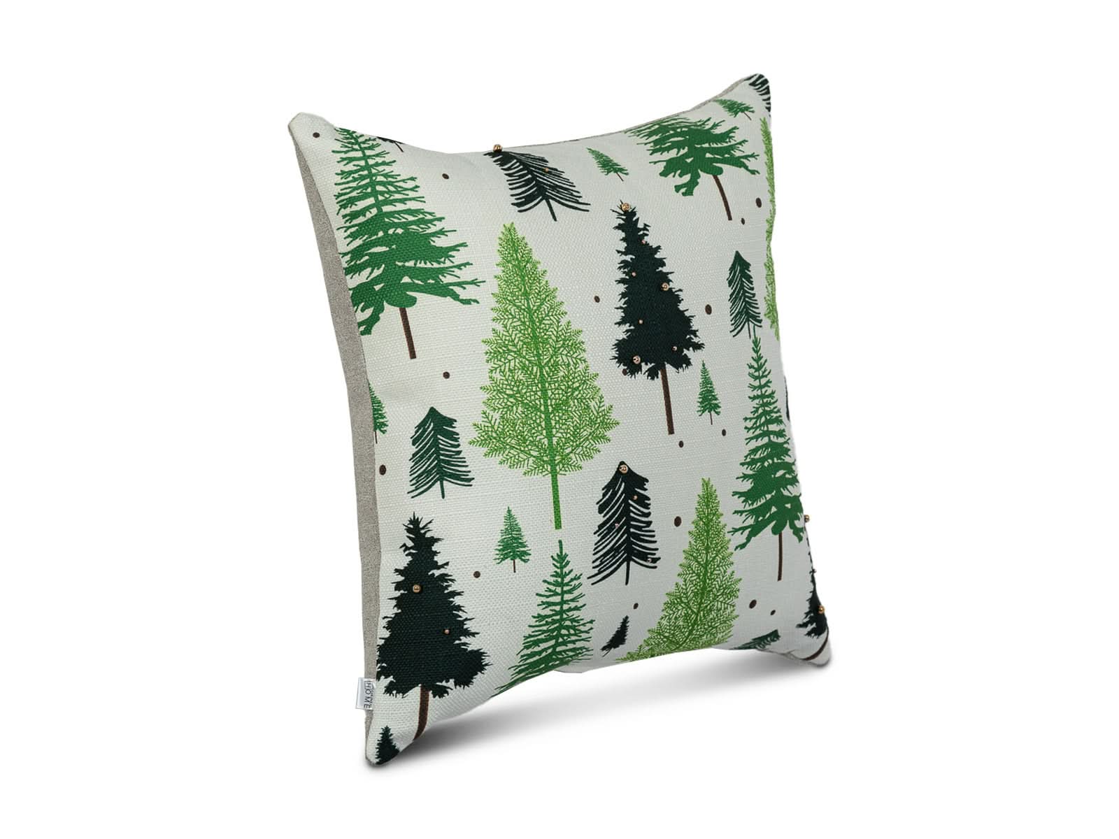 Cojin Arboles Navidad  #Color_Beige