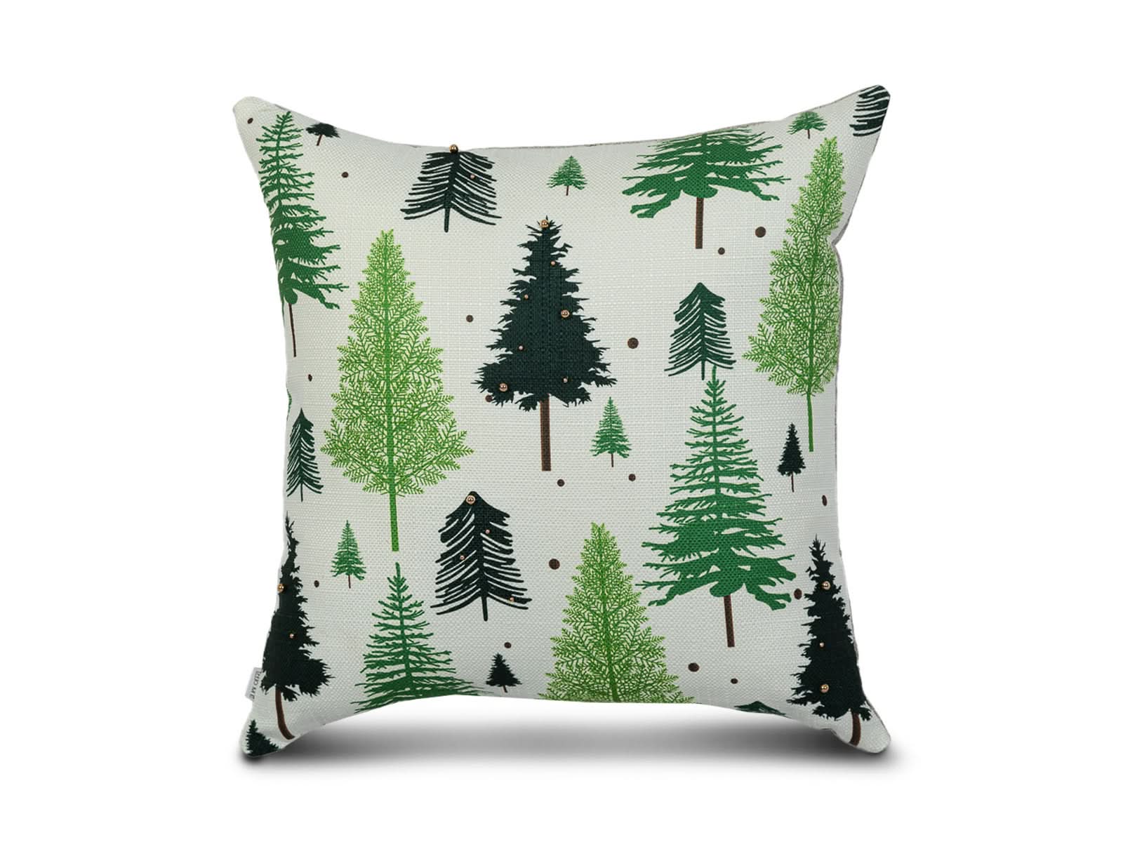 Cojin Arboles Navidad  #Color_Beige