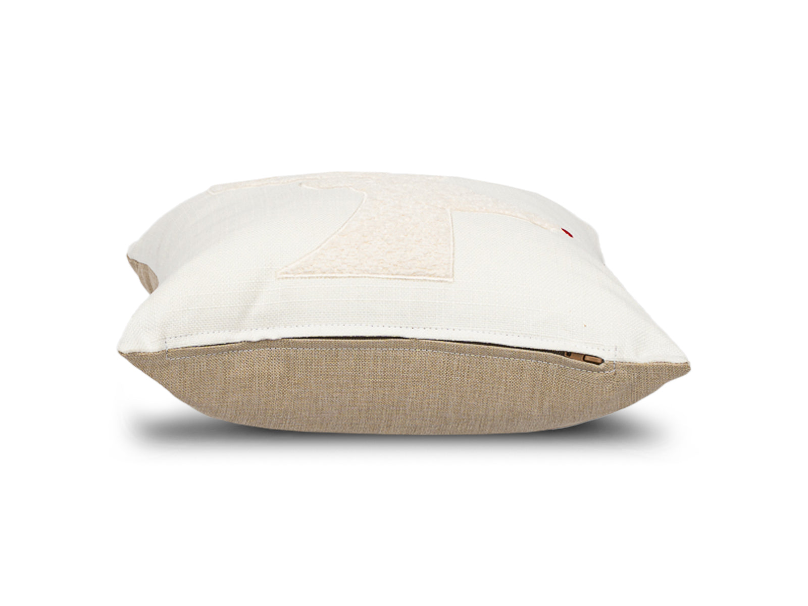 Cojin Reno de Navidad Beige