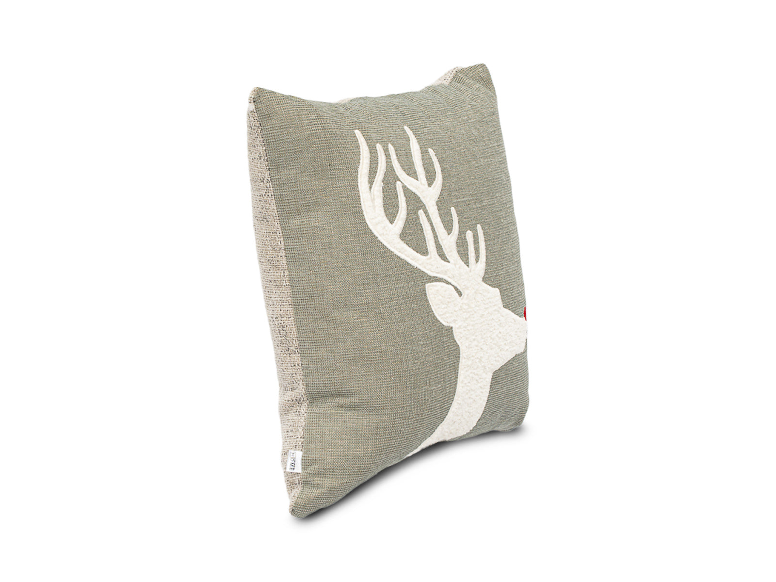 Cojin Reno de Navidad Gris