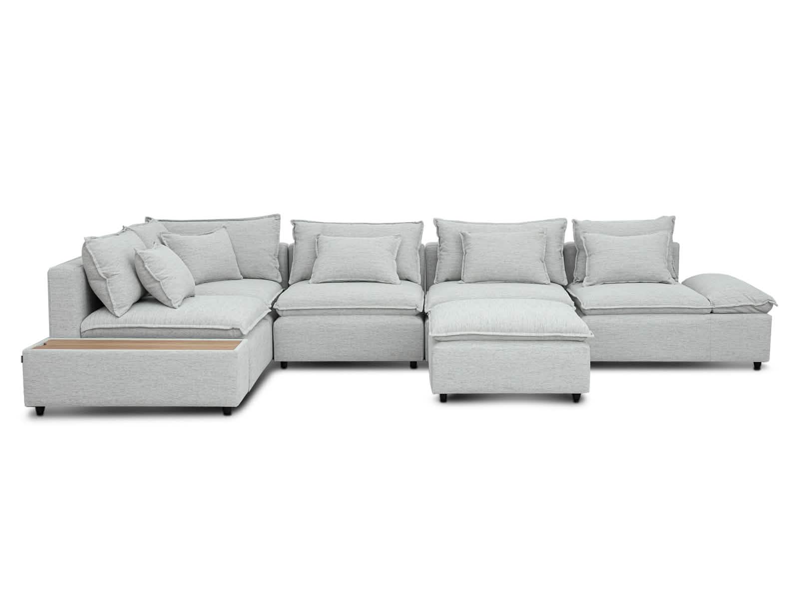 Sala Bella Modular 7P #Color_WhiteSmoke"T37110"