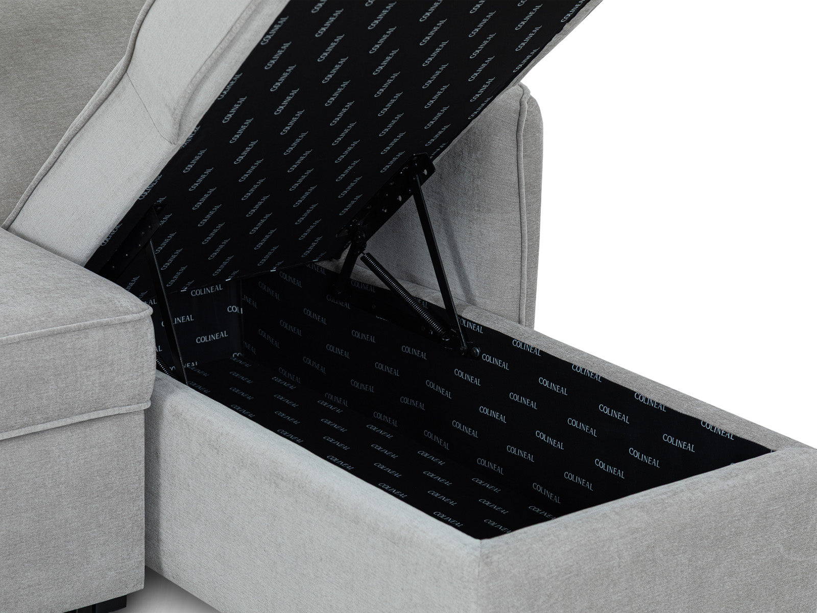 Sala Modular Sofa Cama Charlie #Color_Silver"T48900"