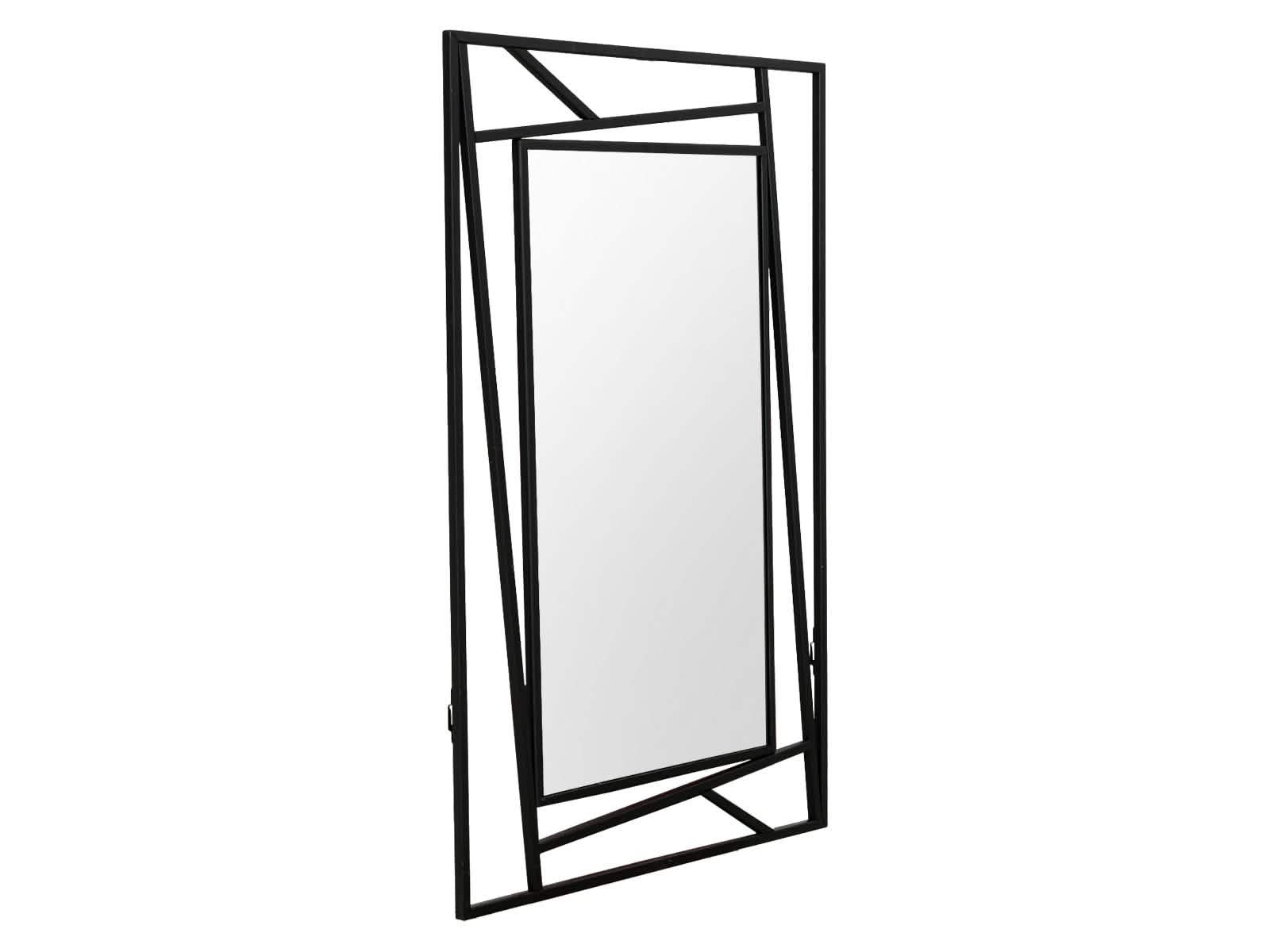 Espejo Elodie Rectangular Negro 90x60