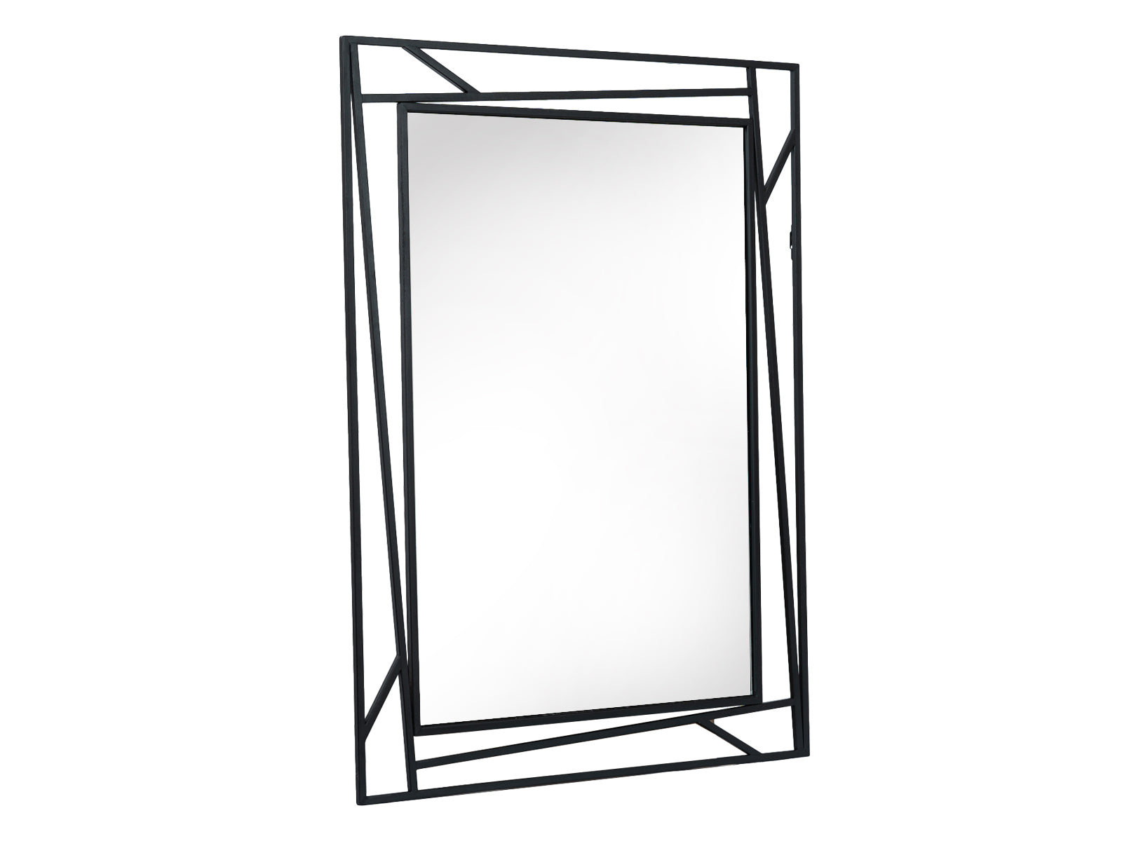 Espejo Elodie Rectangular Negro