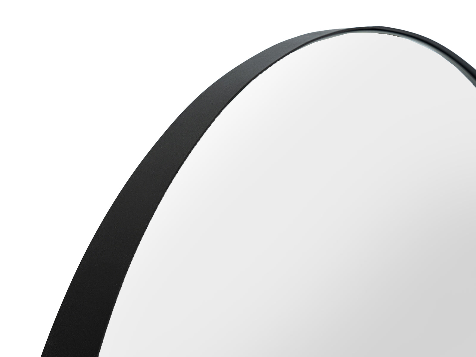 Espejo Century Circular Negro