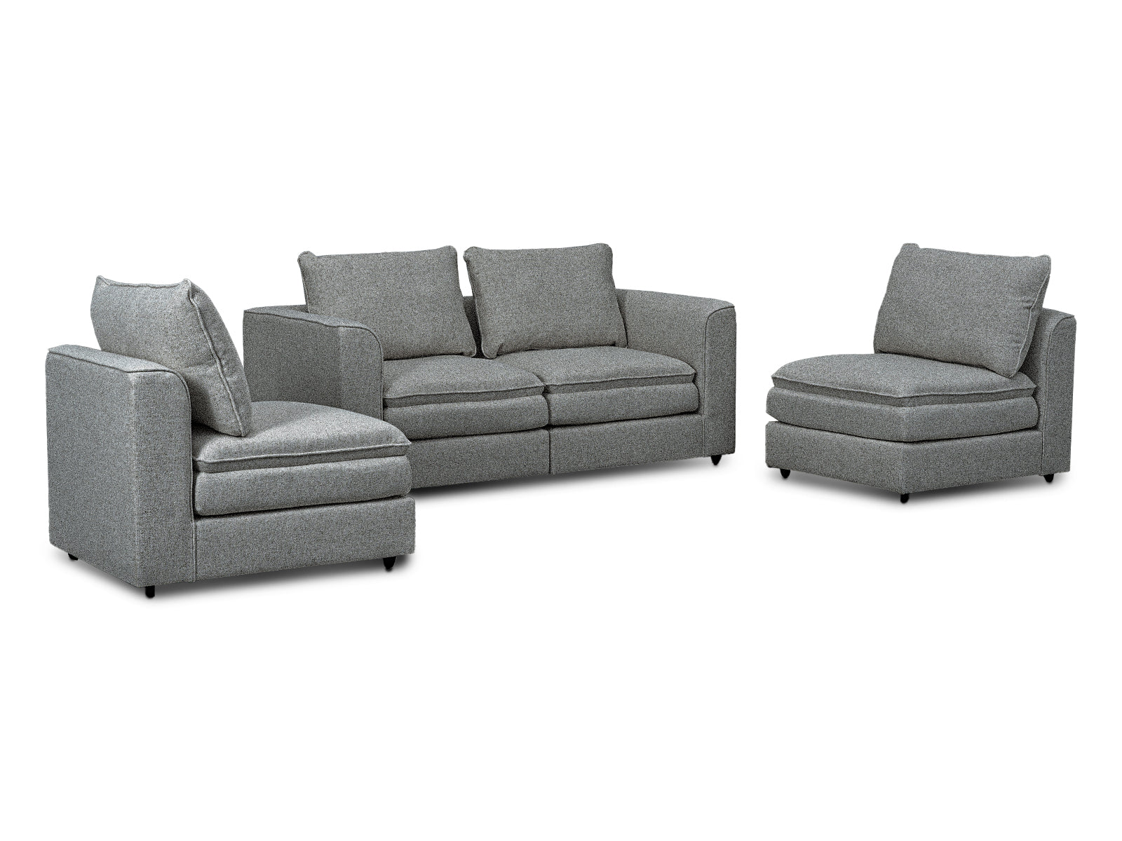 Sala Bombay Suite 4P #Color_Gray"T454905"