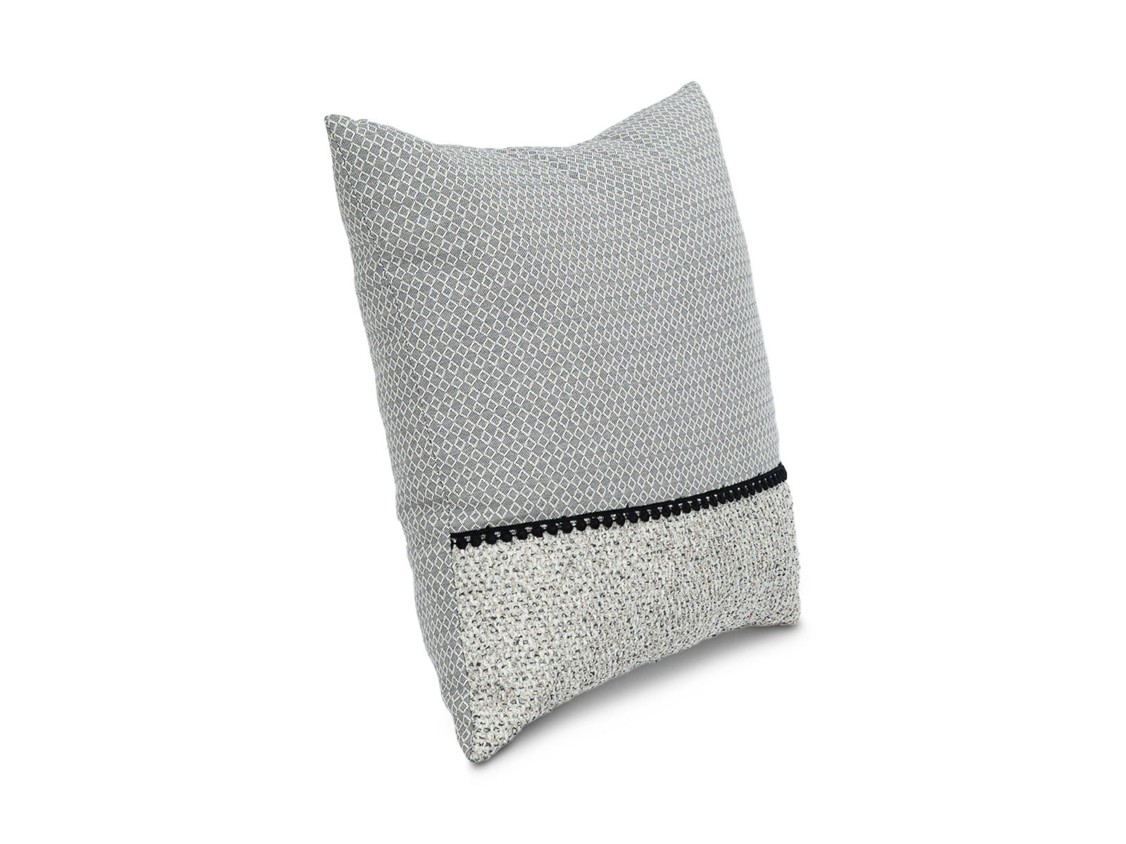 Cojin Poliester Glam Gris Texturas Medium
