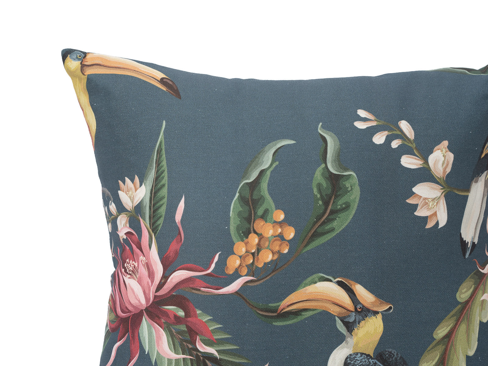 Cojin Poliester Estampado Indigo Azul